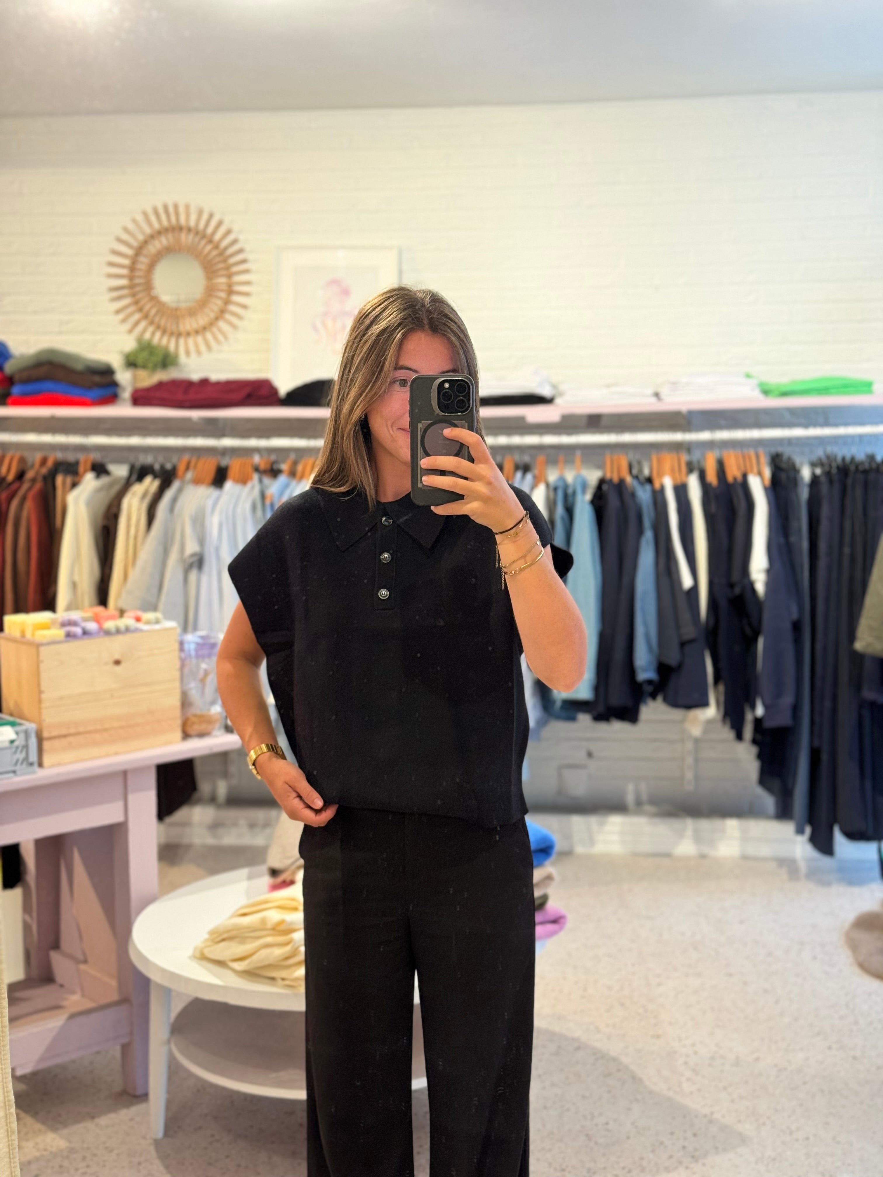 Sophia black top