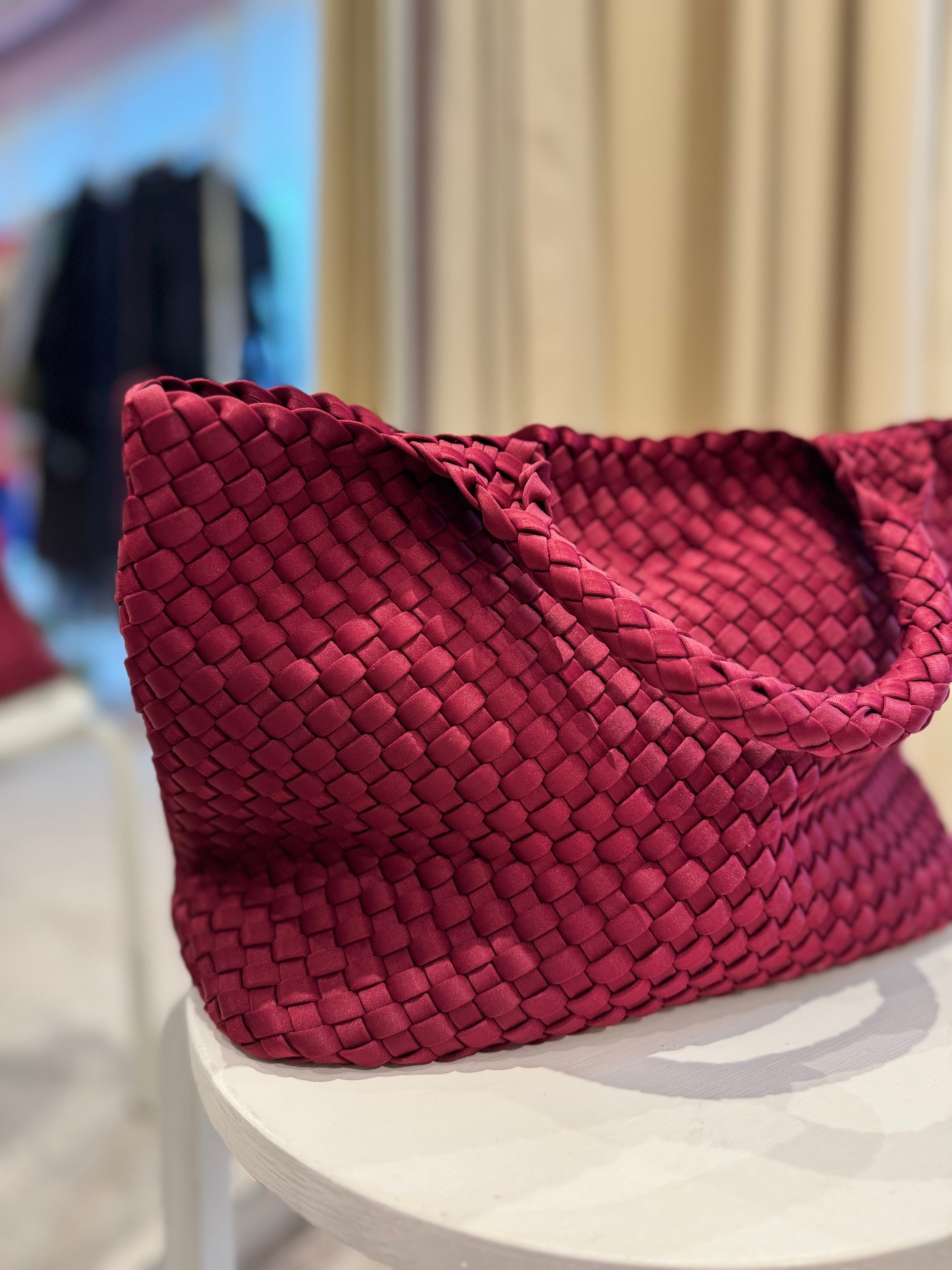 Burgundy stitch