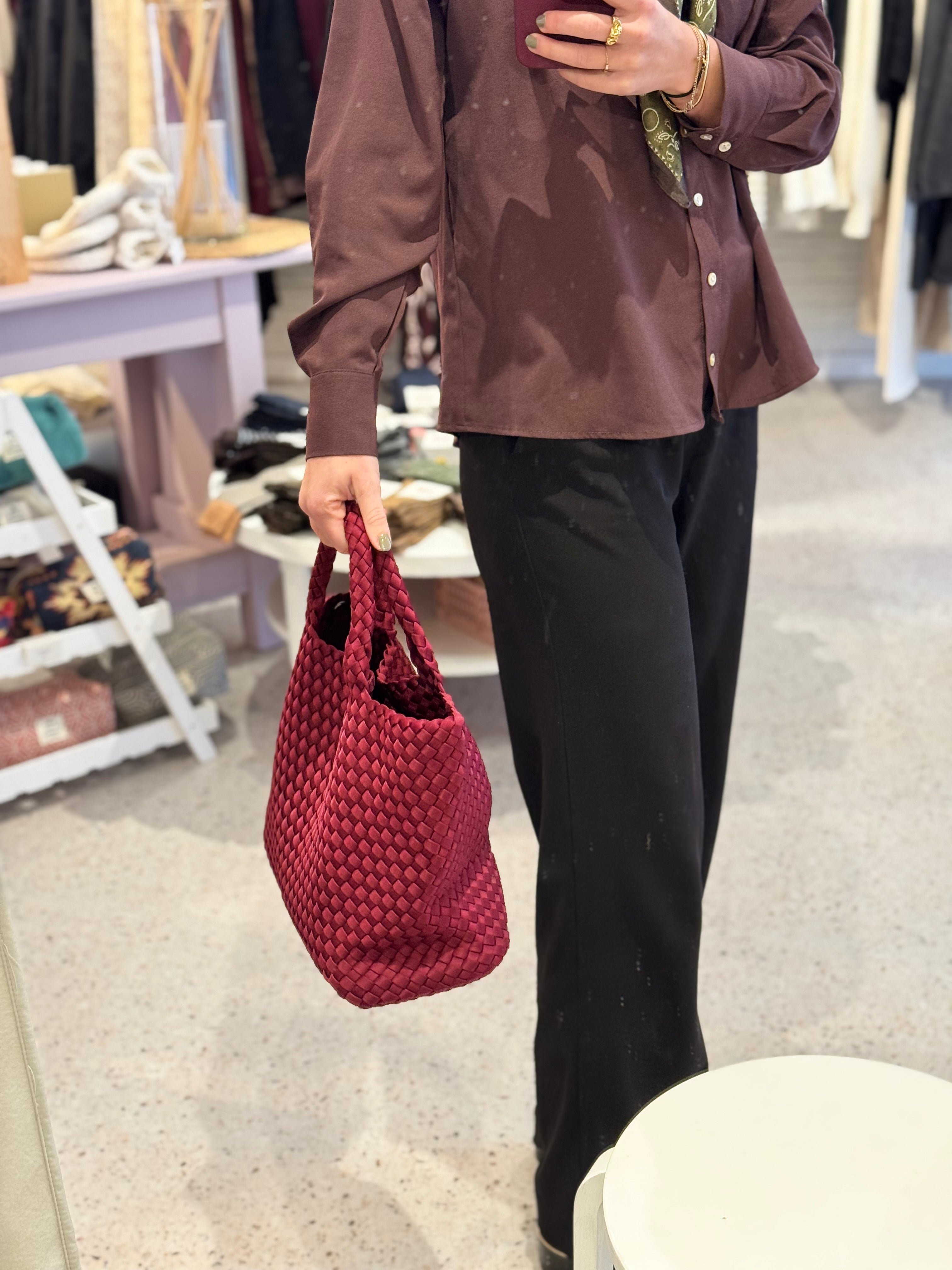 Burgundy stitch