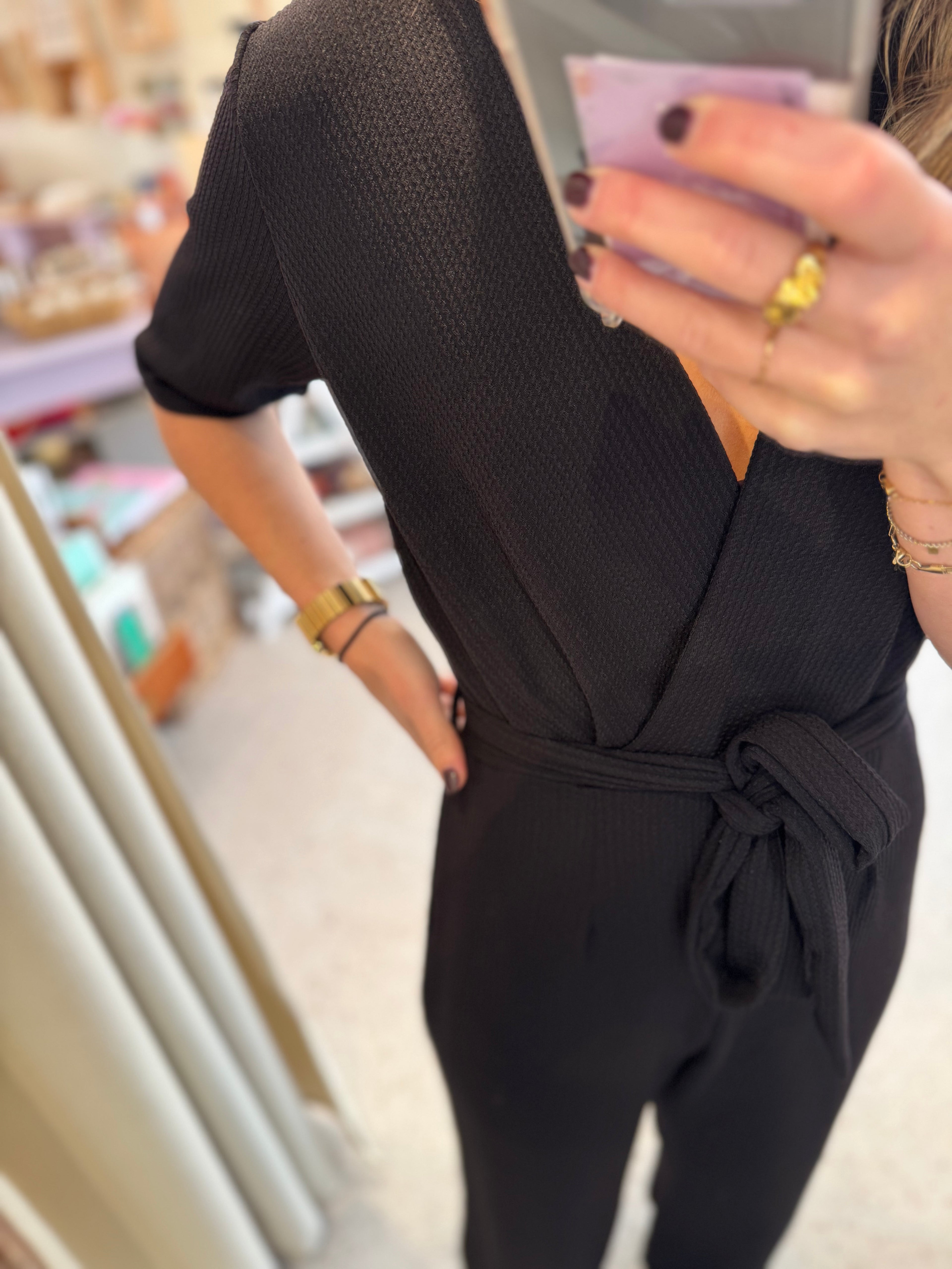 Jumpsuit zwart