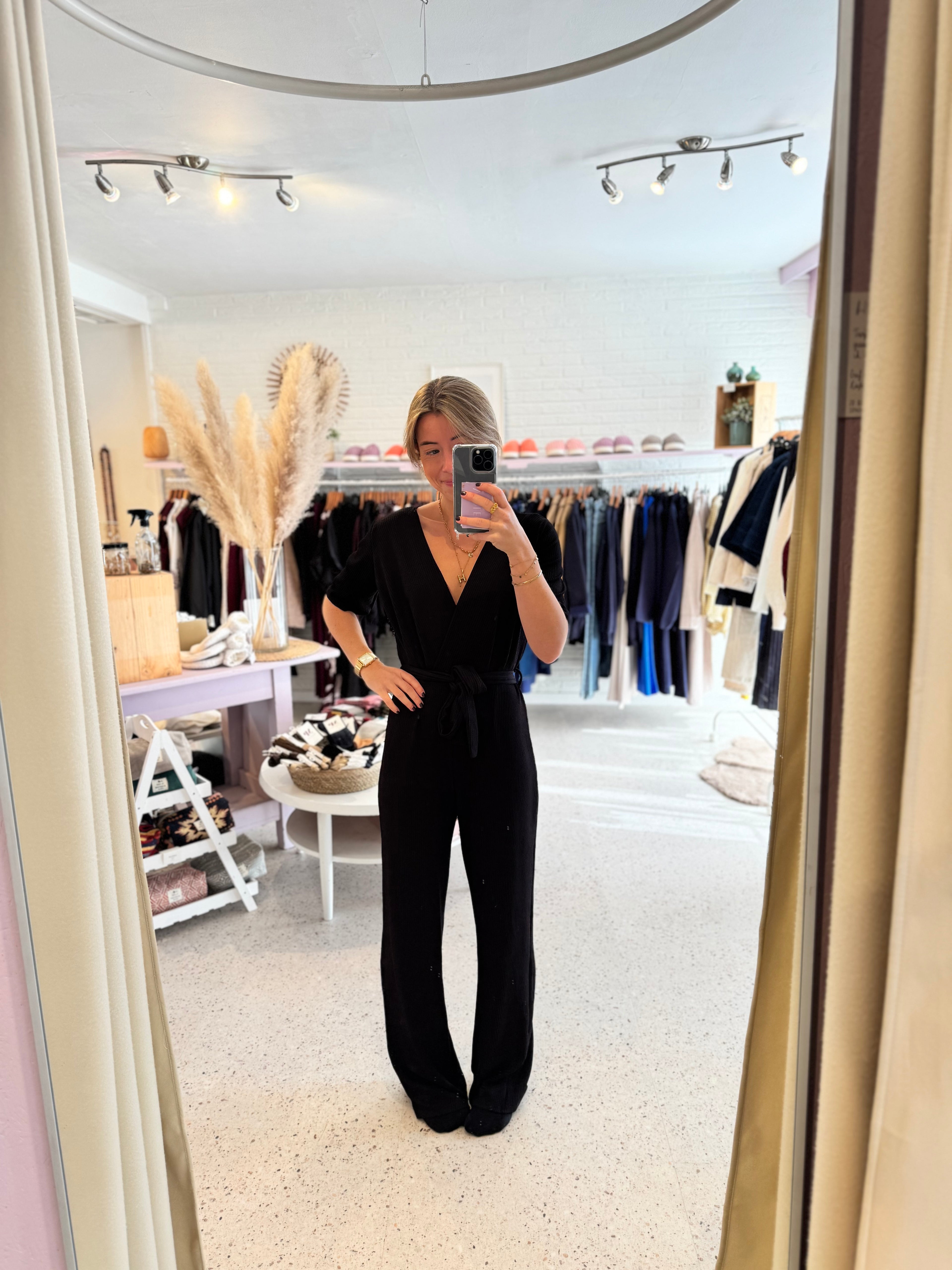 Jumpsuit zwart