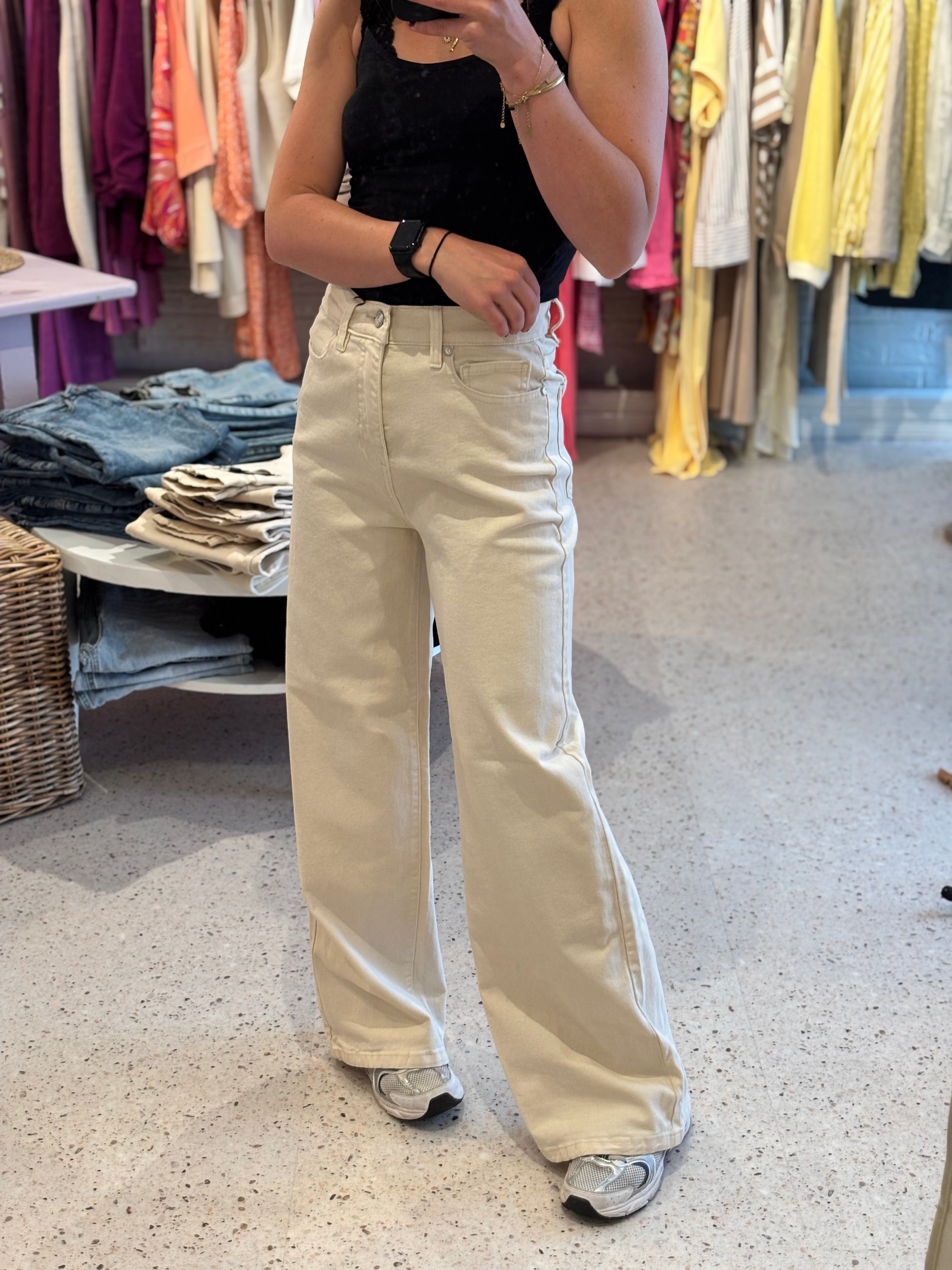 Owi jeans porcelain