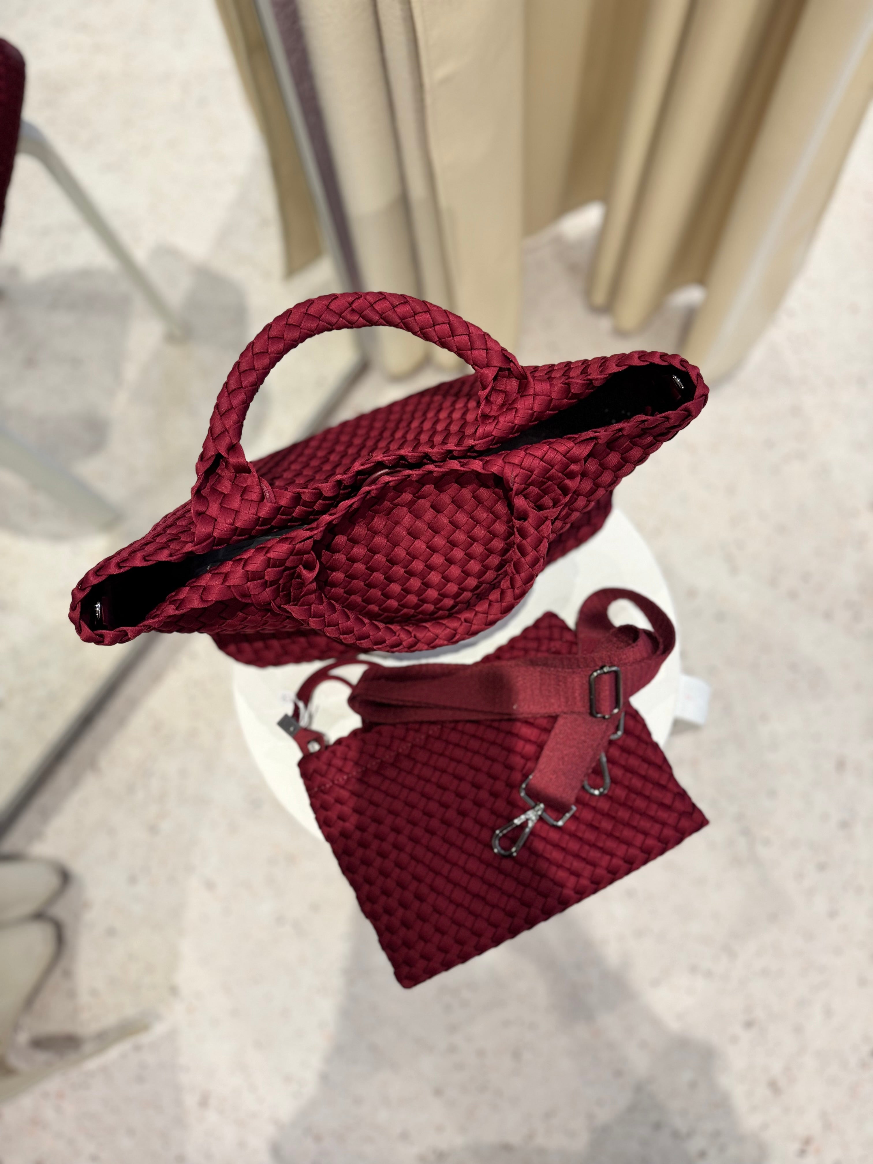 Burgundy stitch