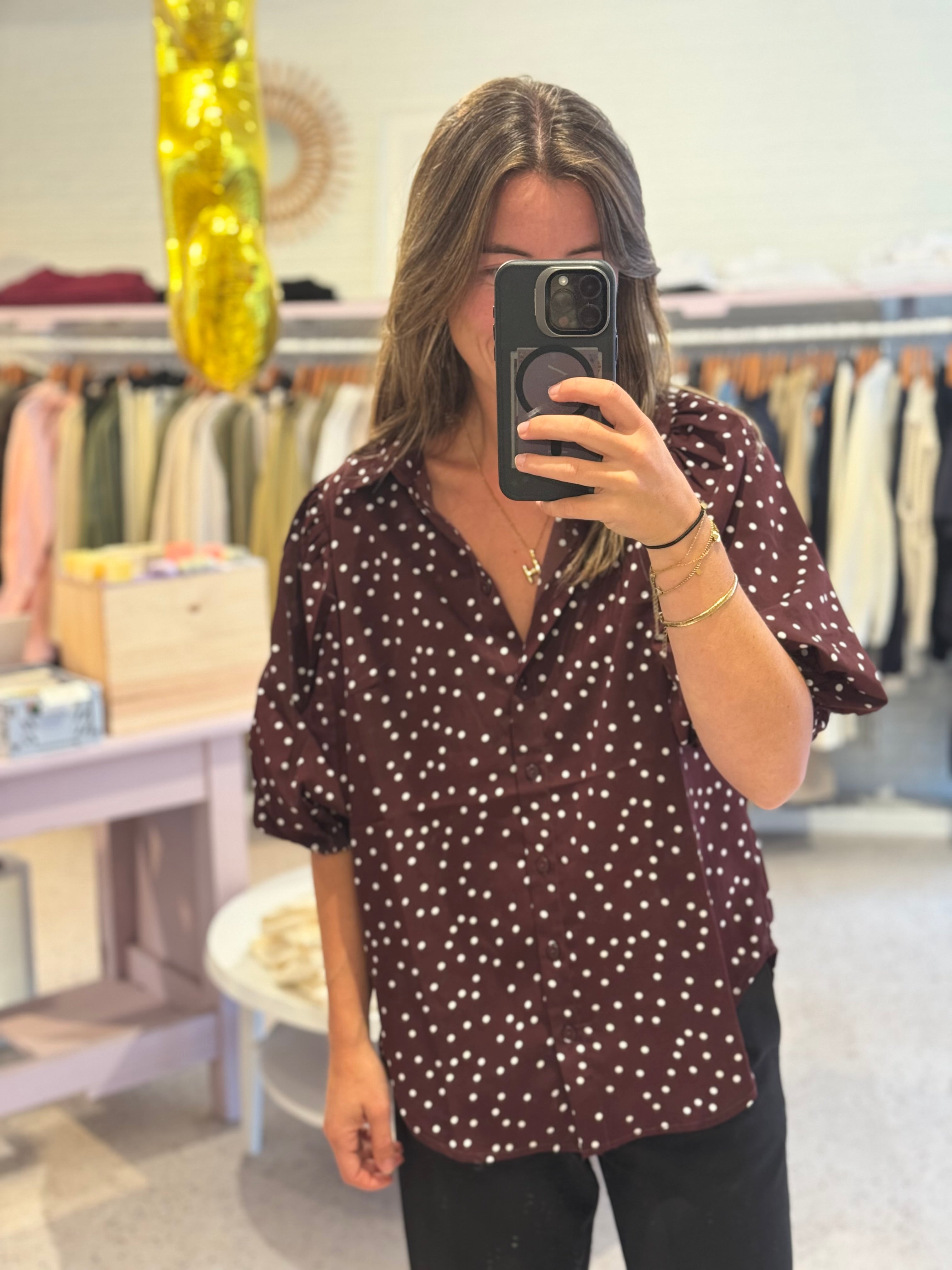 Dot blouse