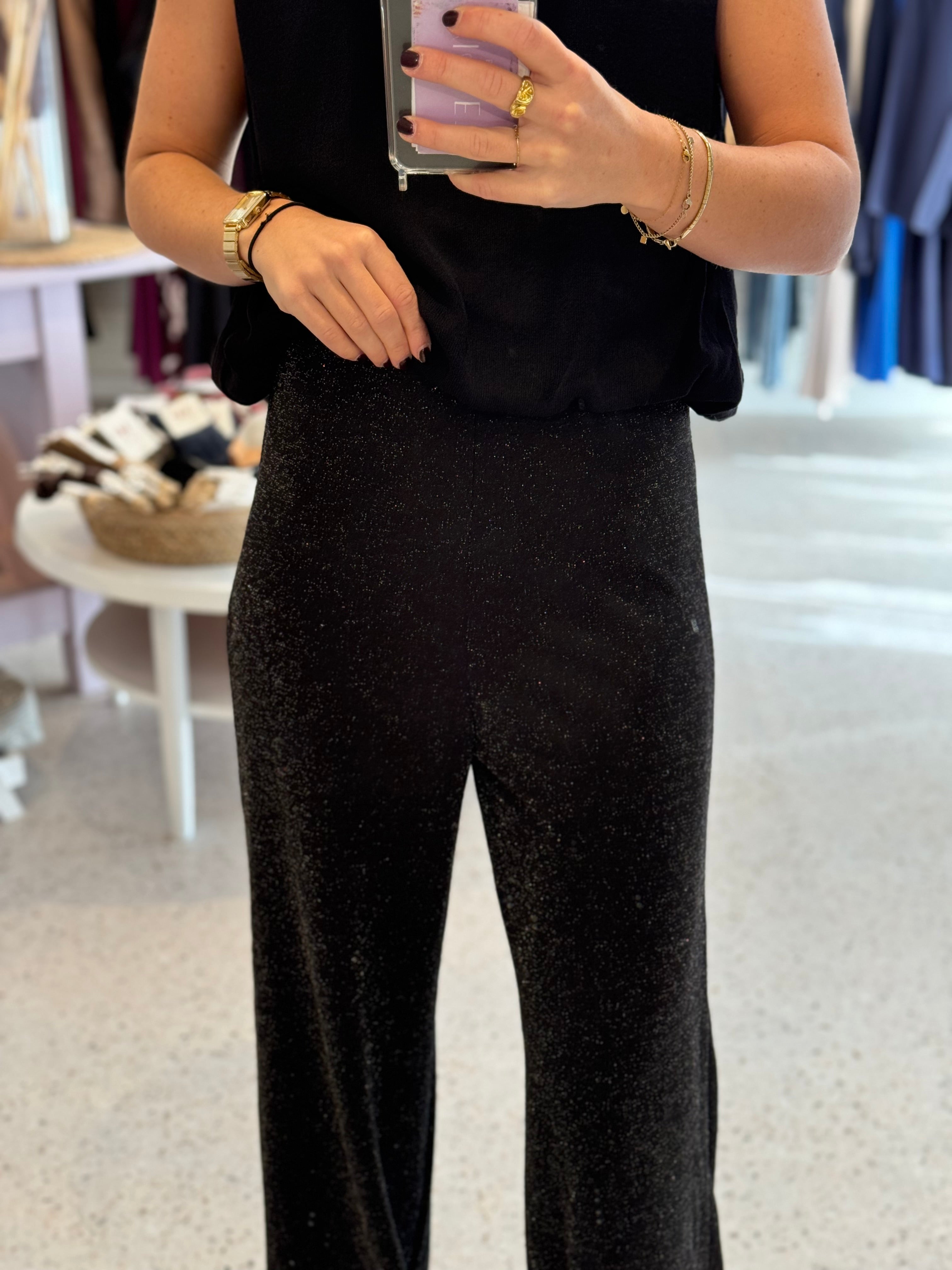 Disco glitter broek
