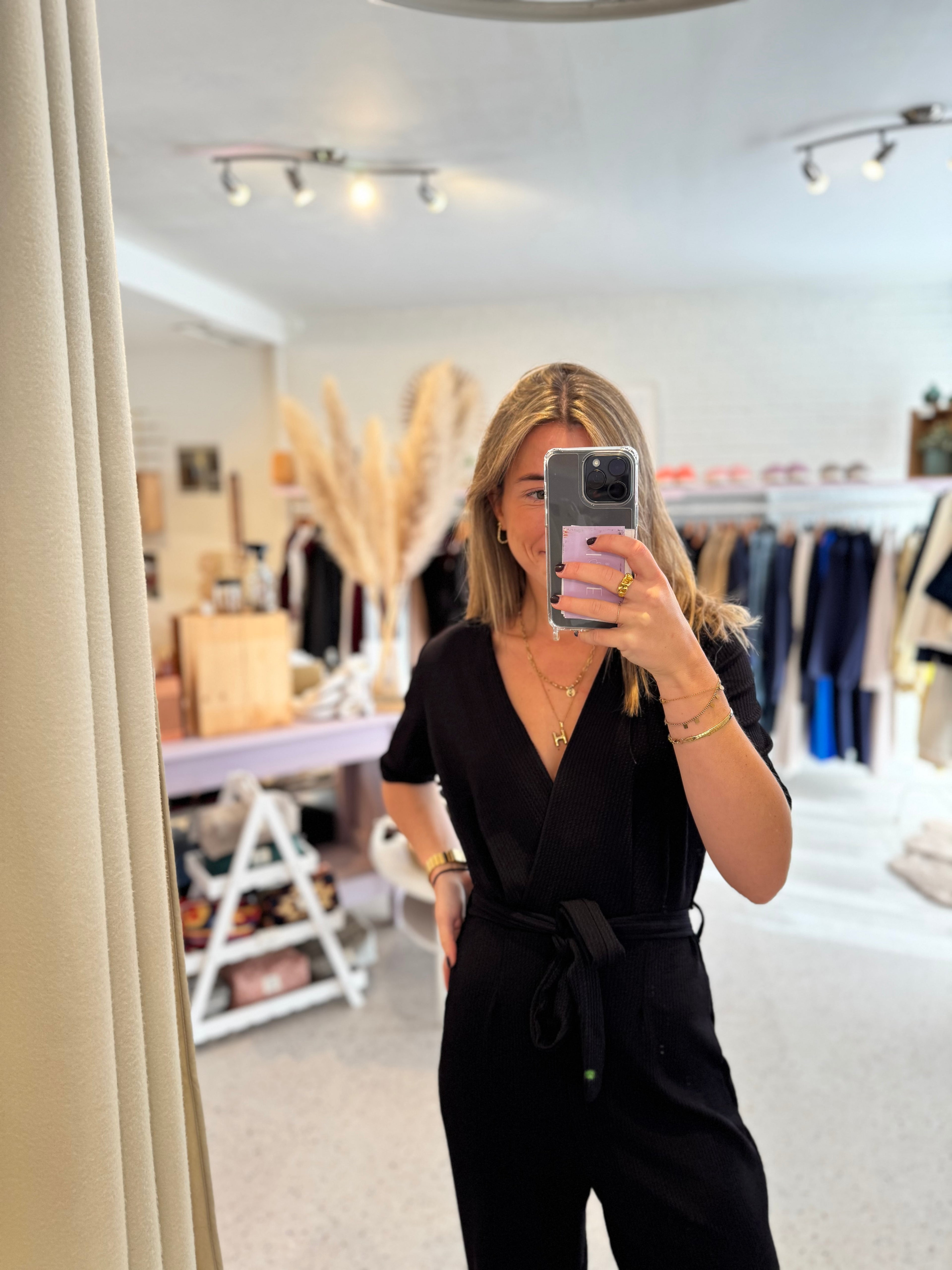 Jumpsuit zwart