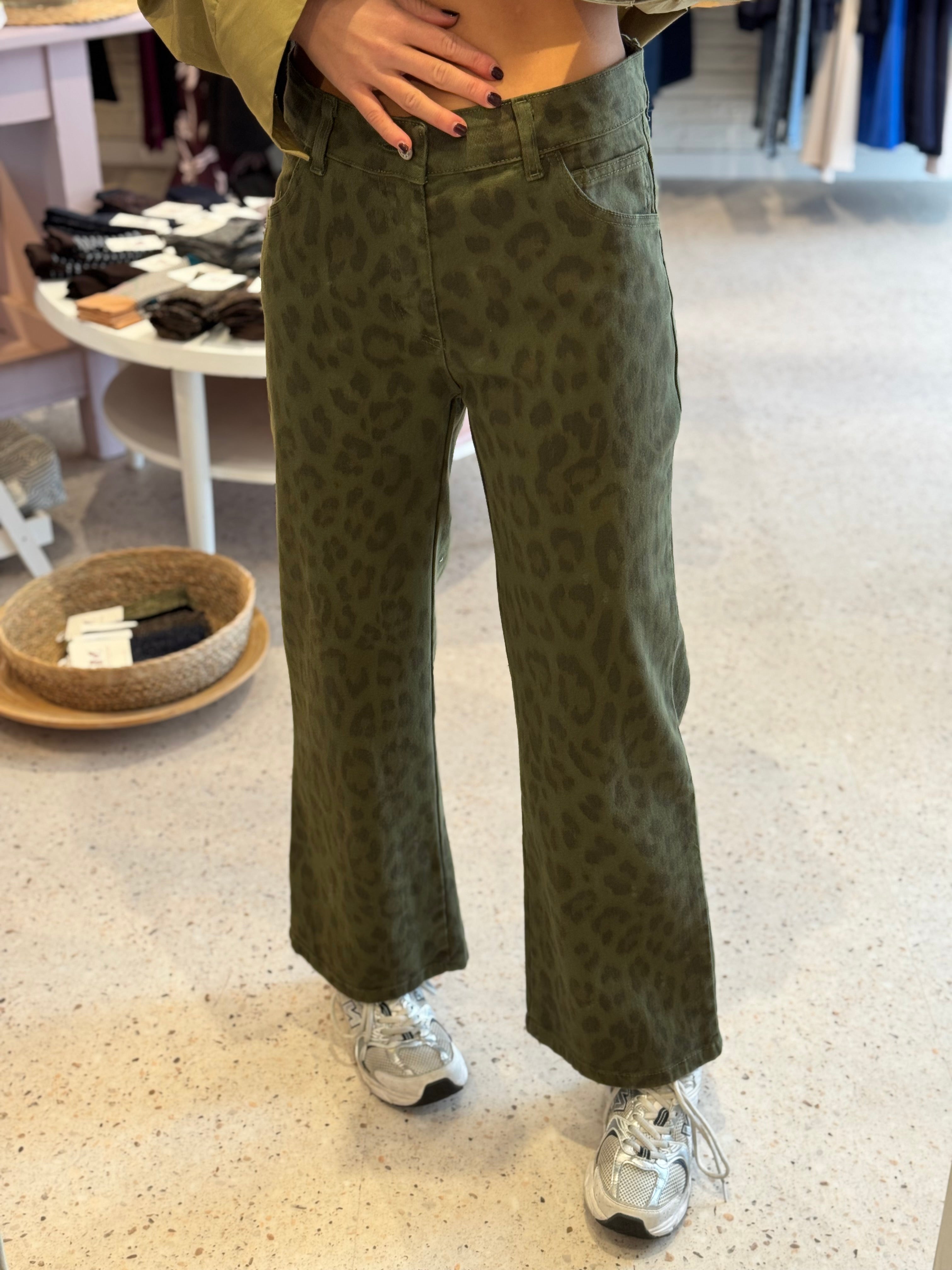 Khaki tijgerbroek