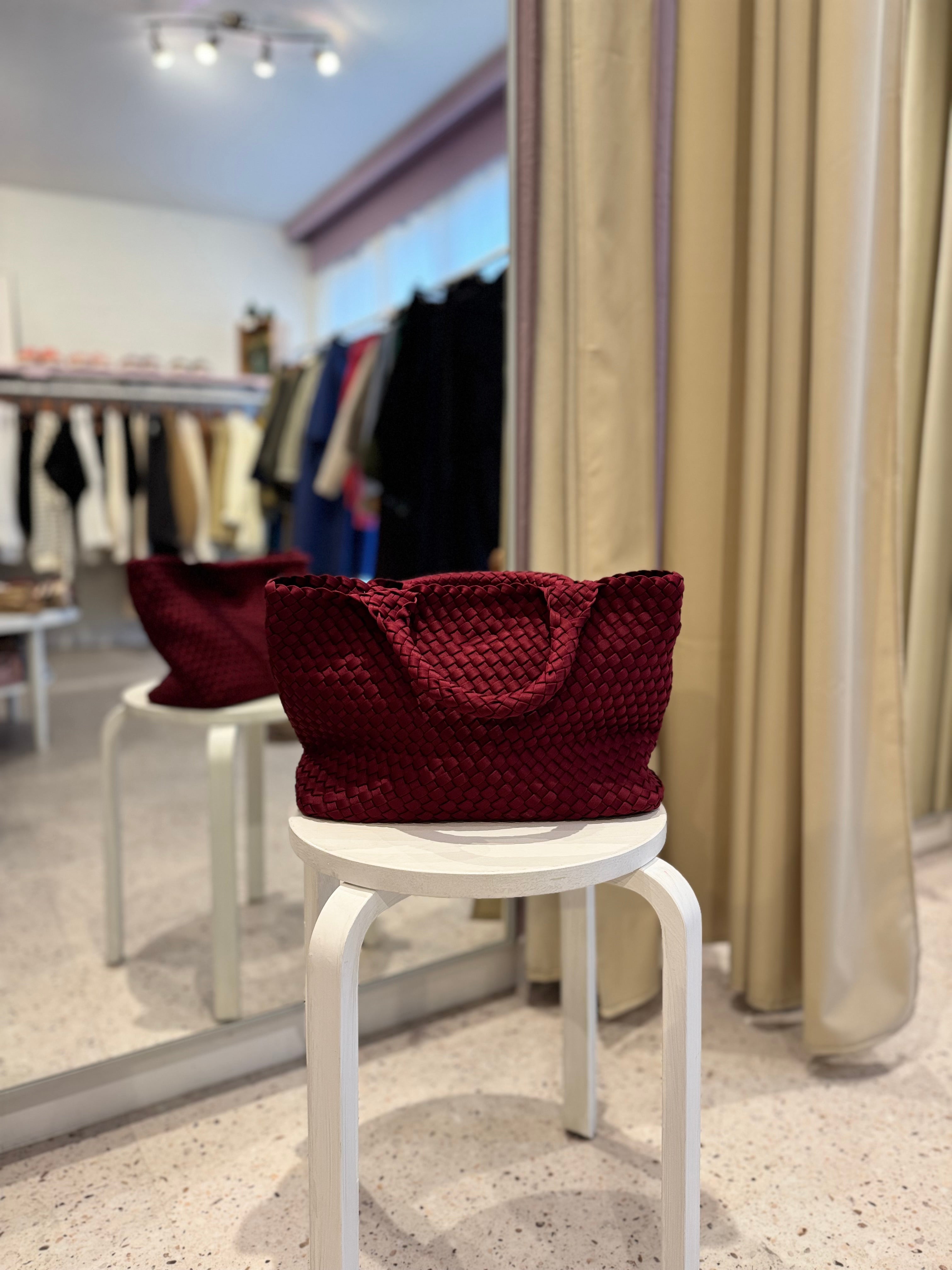 Burgundy stitch