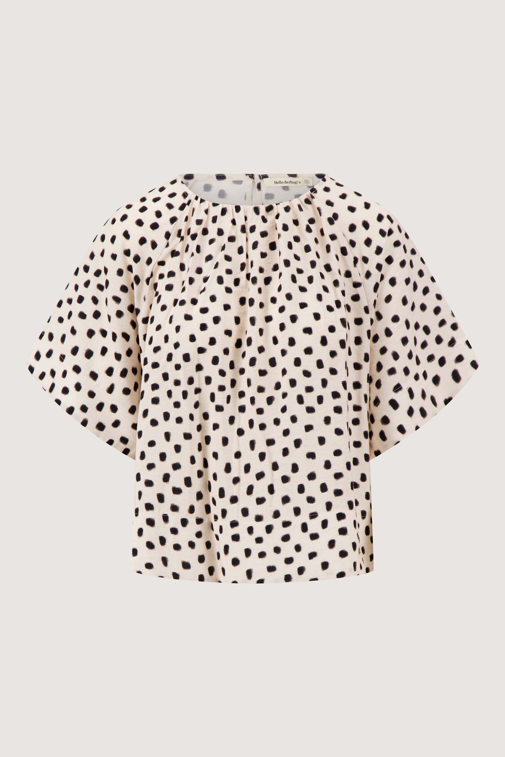 Raglan stippen top