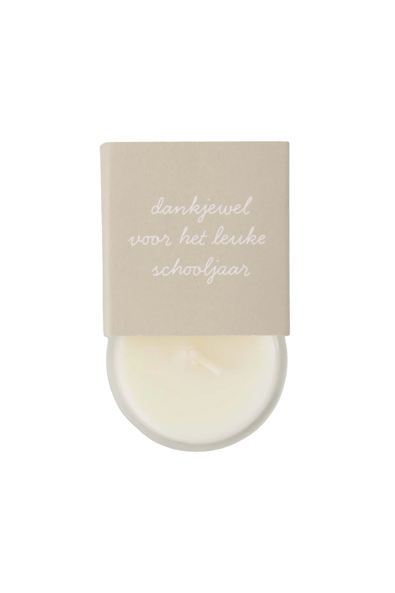 Kaarsje - einde schooljaar