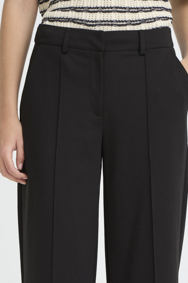 Kate wide pants (zwart)