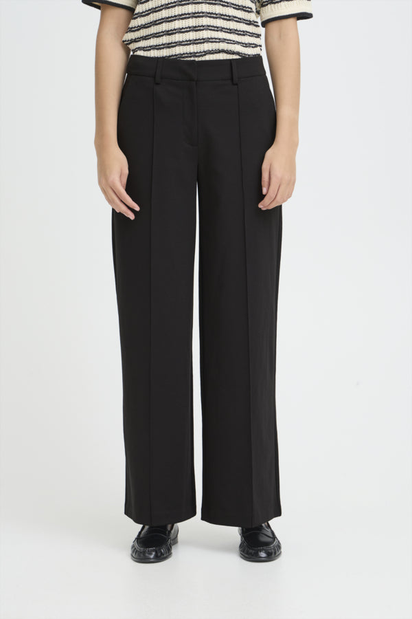 Kate wide pants (zwart)