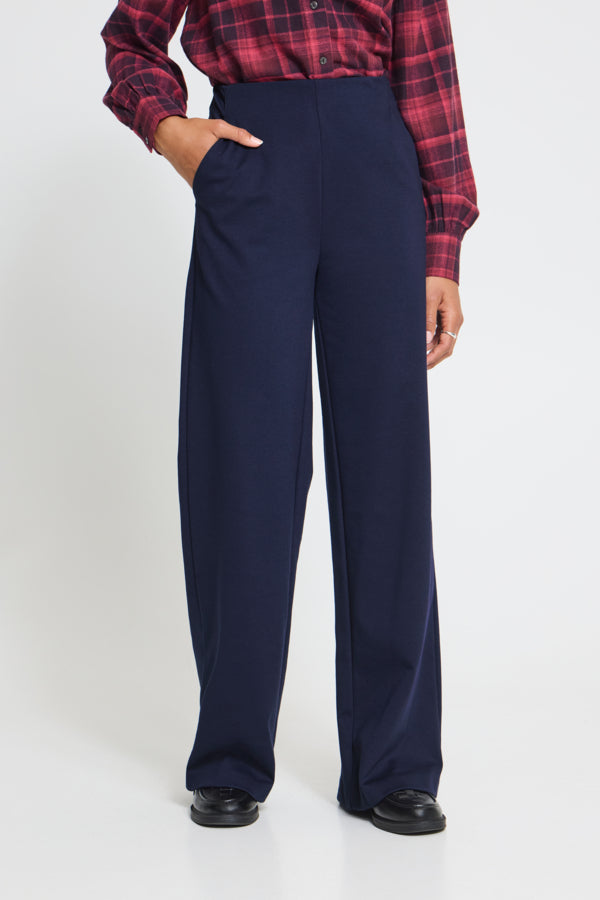 Kate wide pants (donkerblauw)