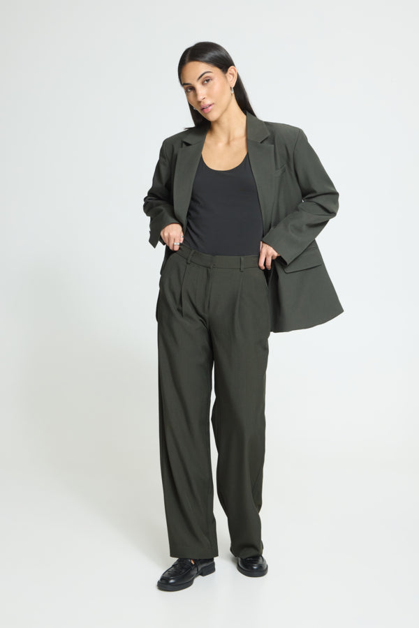 Fava wide pants (green)