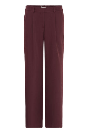 Fava wide pants (bordeaux)