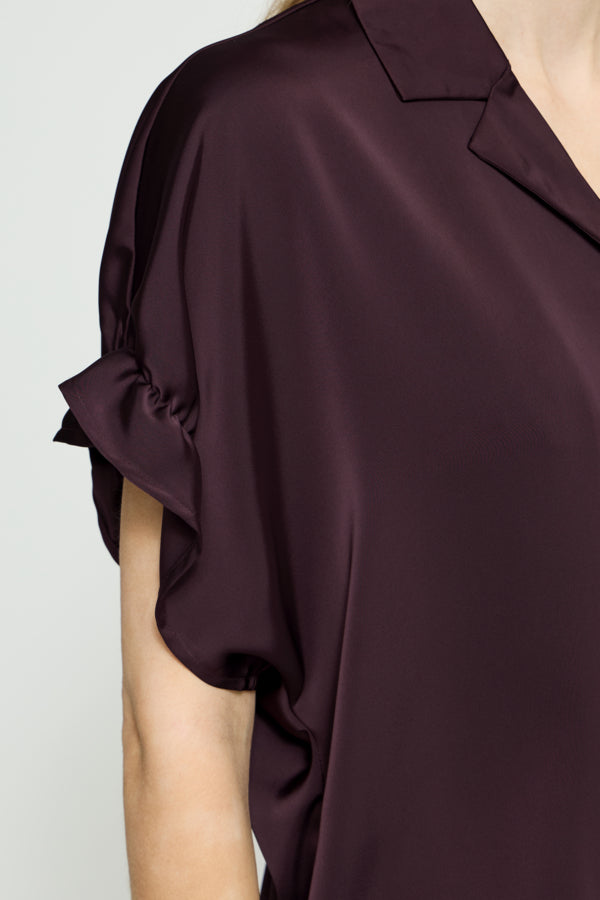 Letta thin blouse (bordeaux)