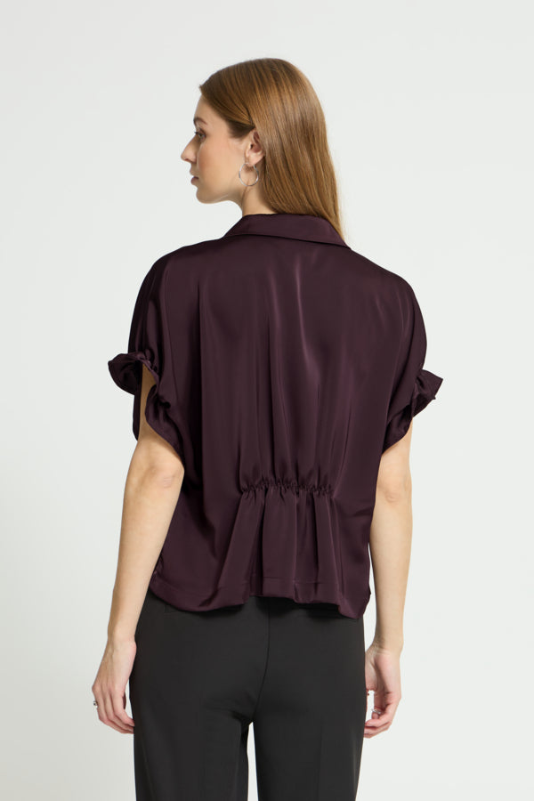 Letta thin blouse (bordeaux)