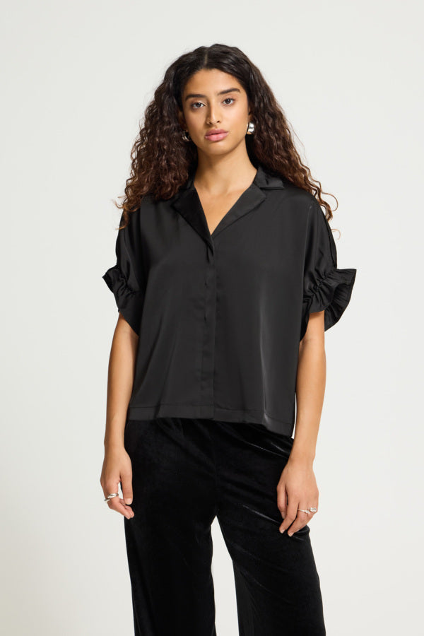Letta thin blouse (zwart)