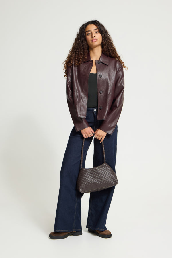 Harumi leather jacket