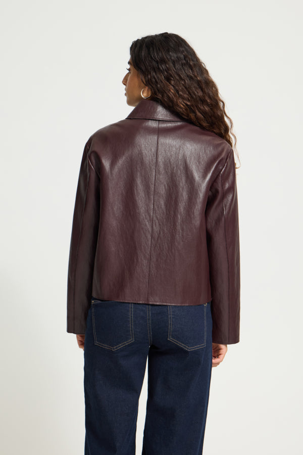Harumi leather jacket