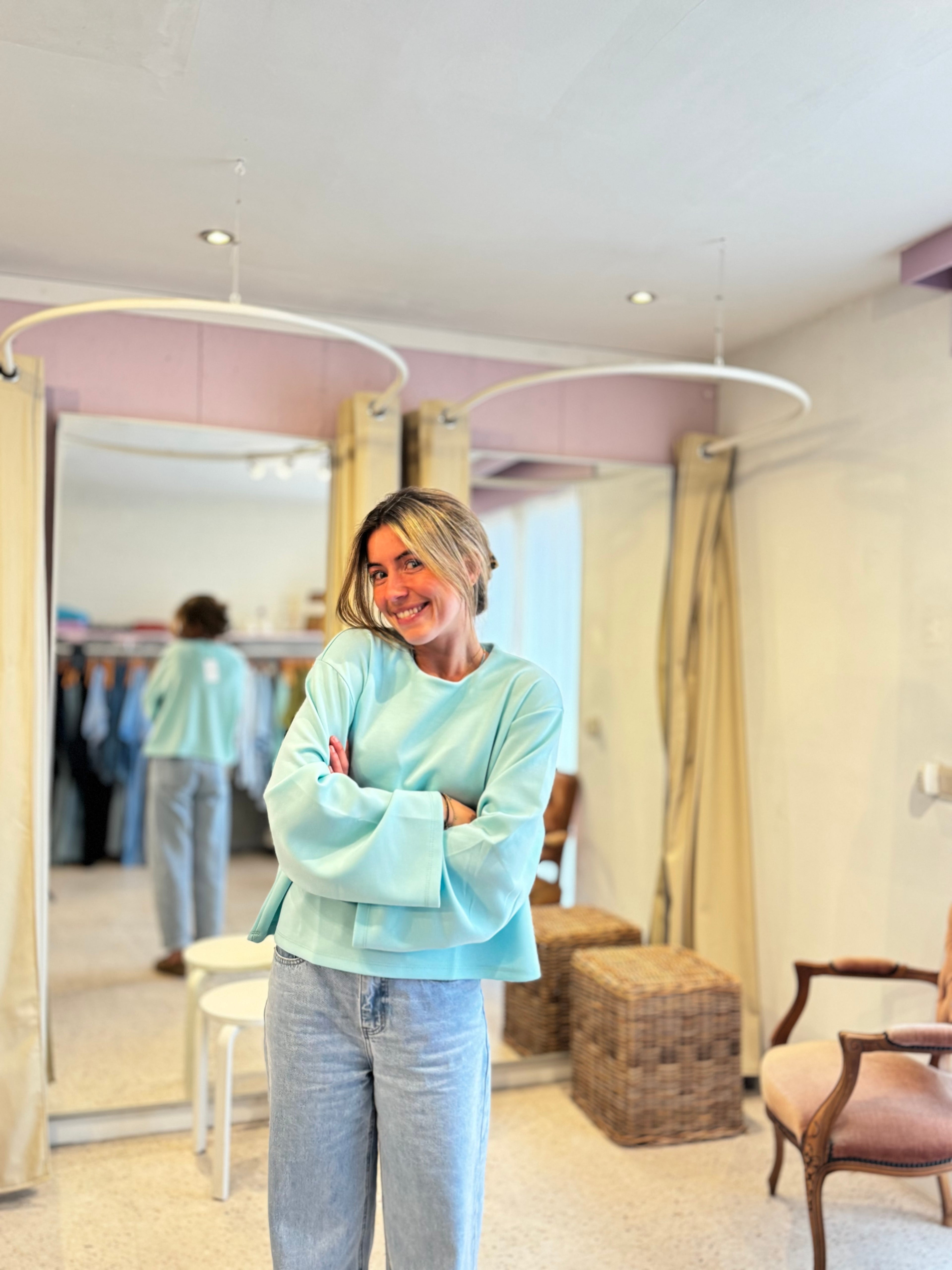 Pastel blue longsleeve