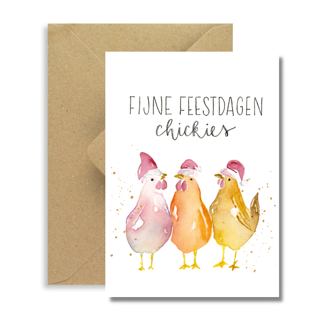 Fijne feestdagen chickies