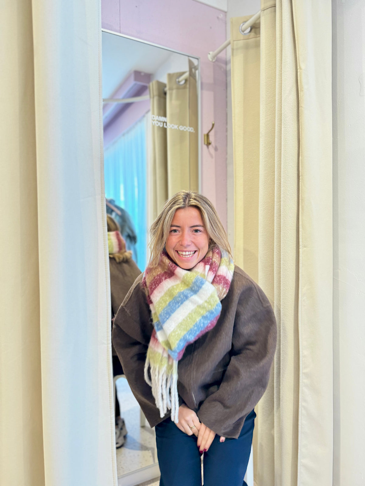 Leonora scarf - blue bonnet