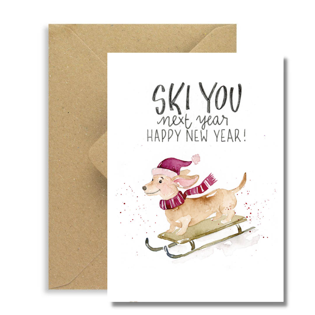 Ski you next year - happy new year