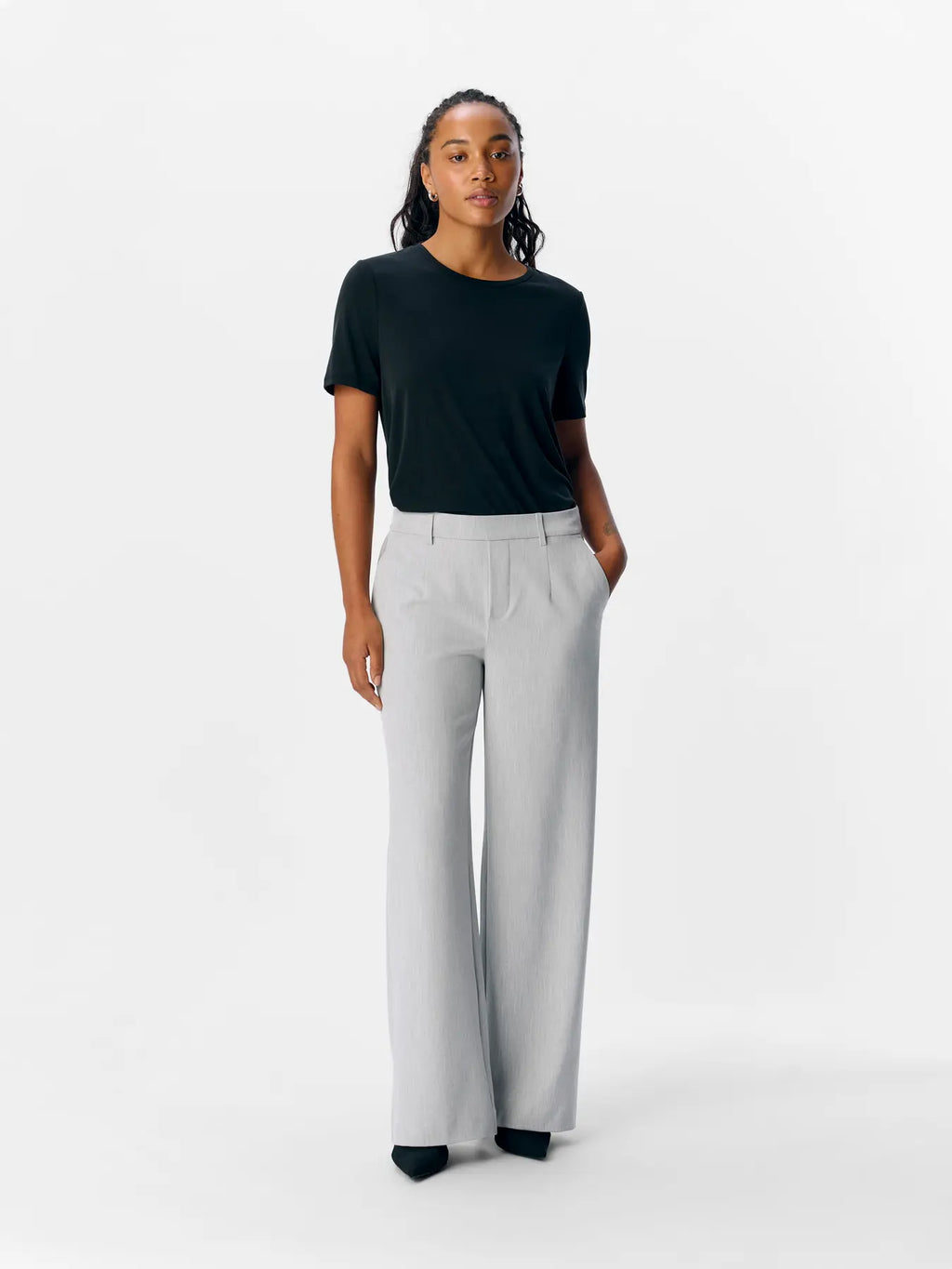 Lisa wide pants - grijs