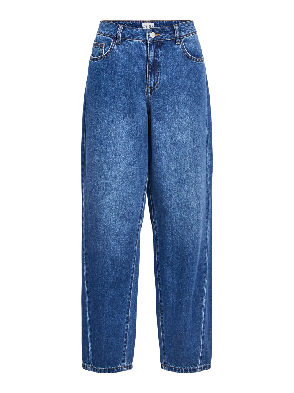 Miu Zoë barrel blue jeans