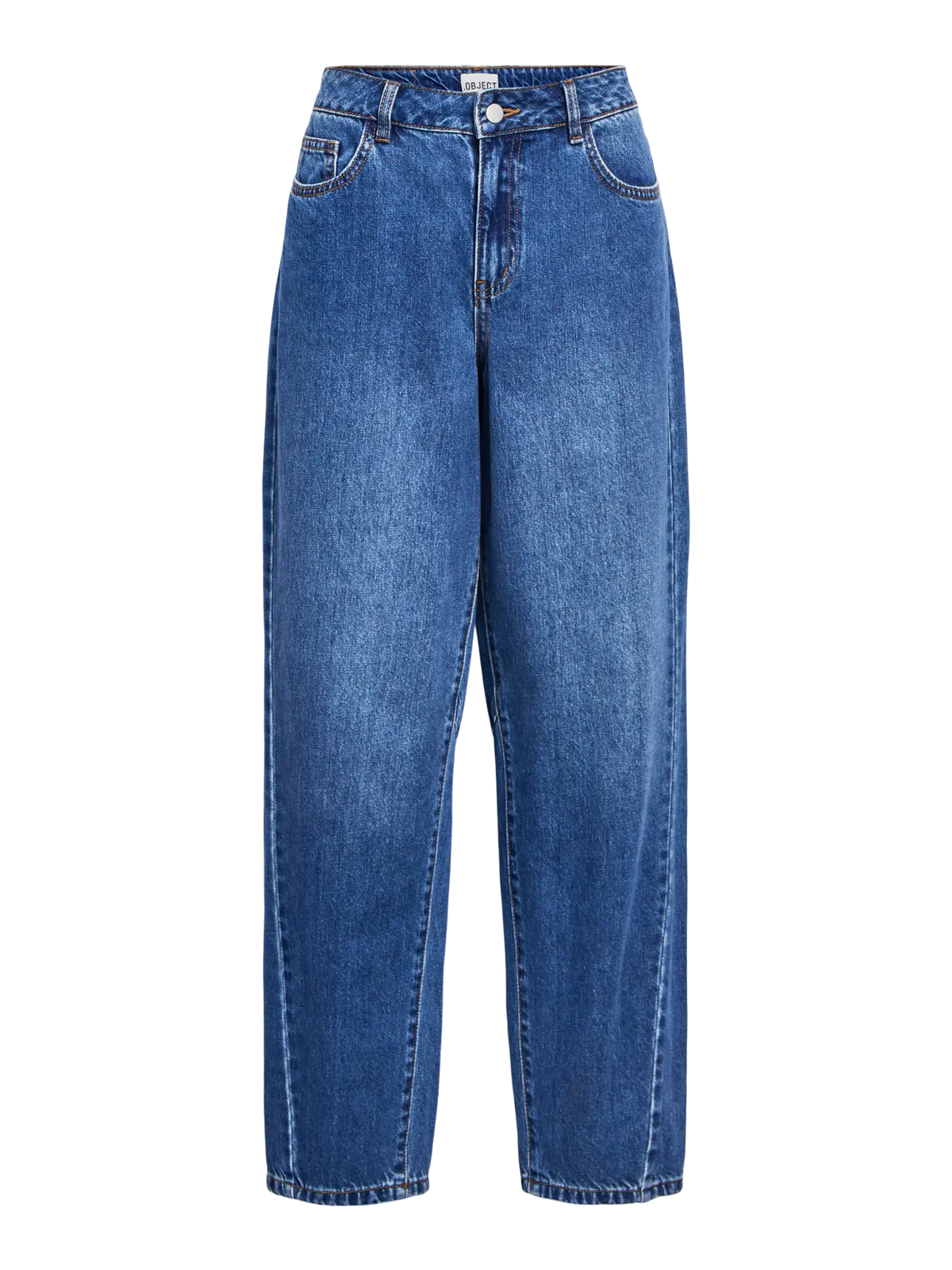 Miu Zoë barrel blue jeans