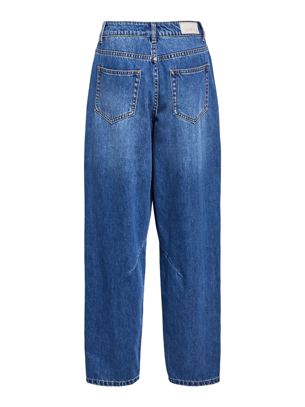 Miu Zoë barrel blue jeans