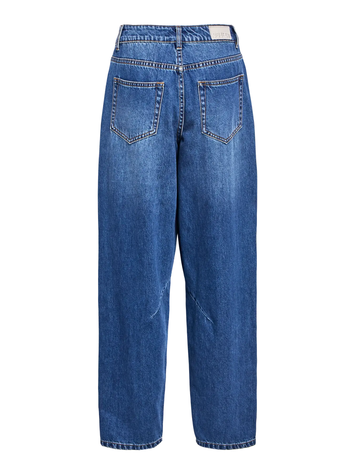 Miu Zoë barrel blue jeans