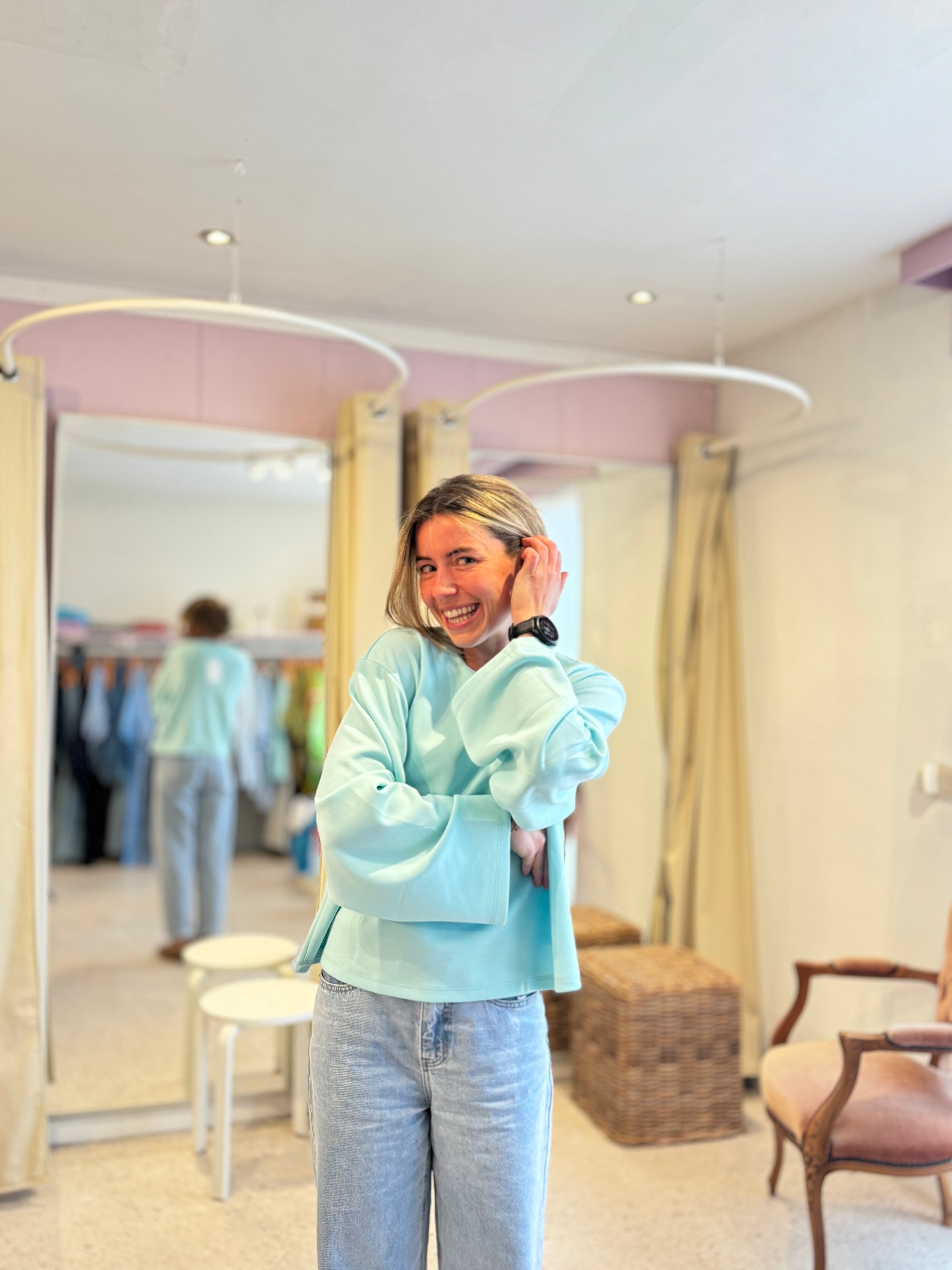 Pastel blue longsleeve