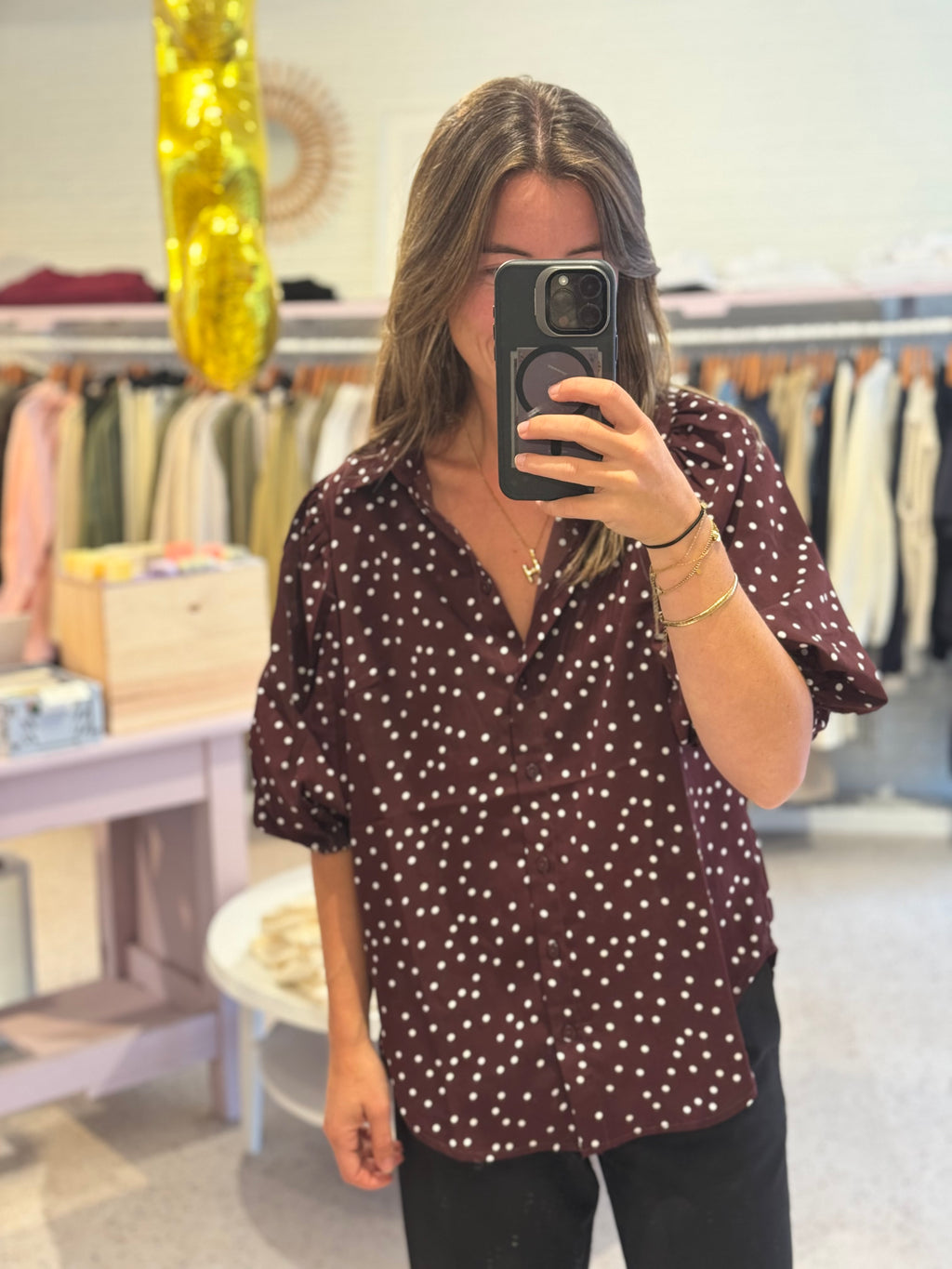 Dot blouse
