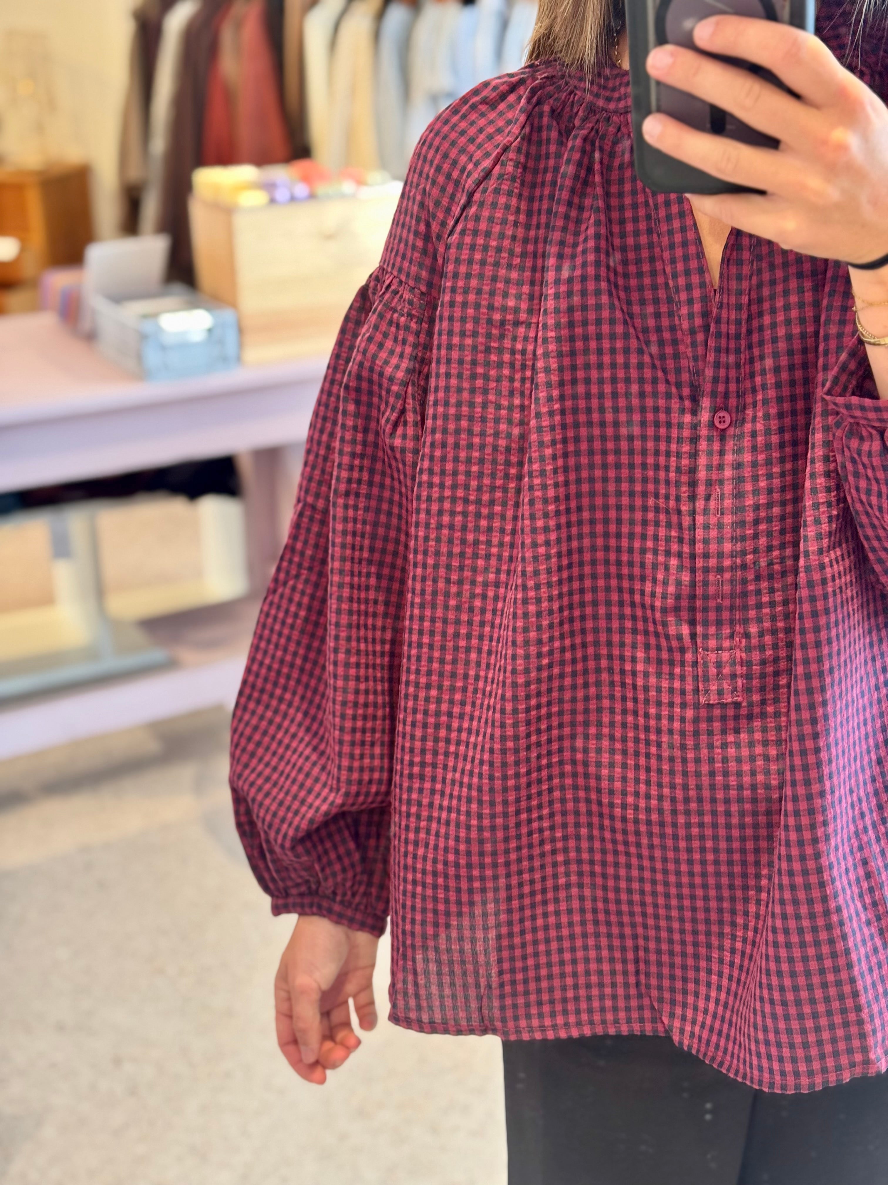Lili blouse bordeaux
