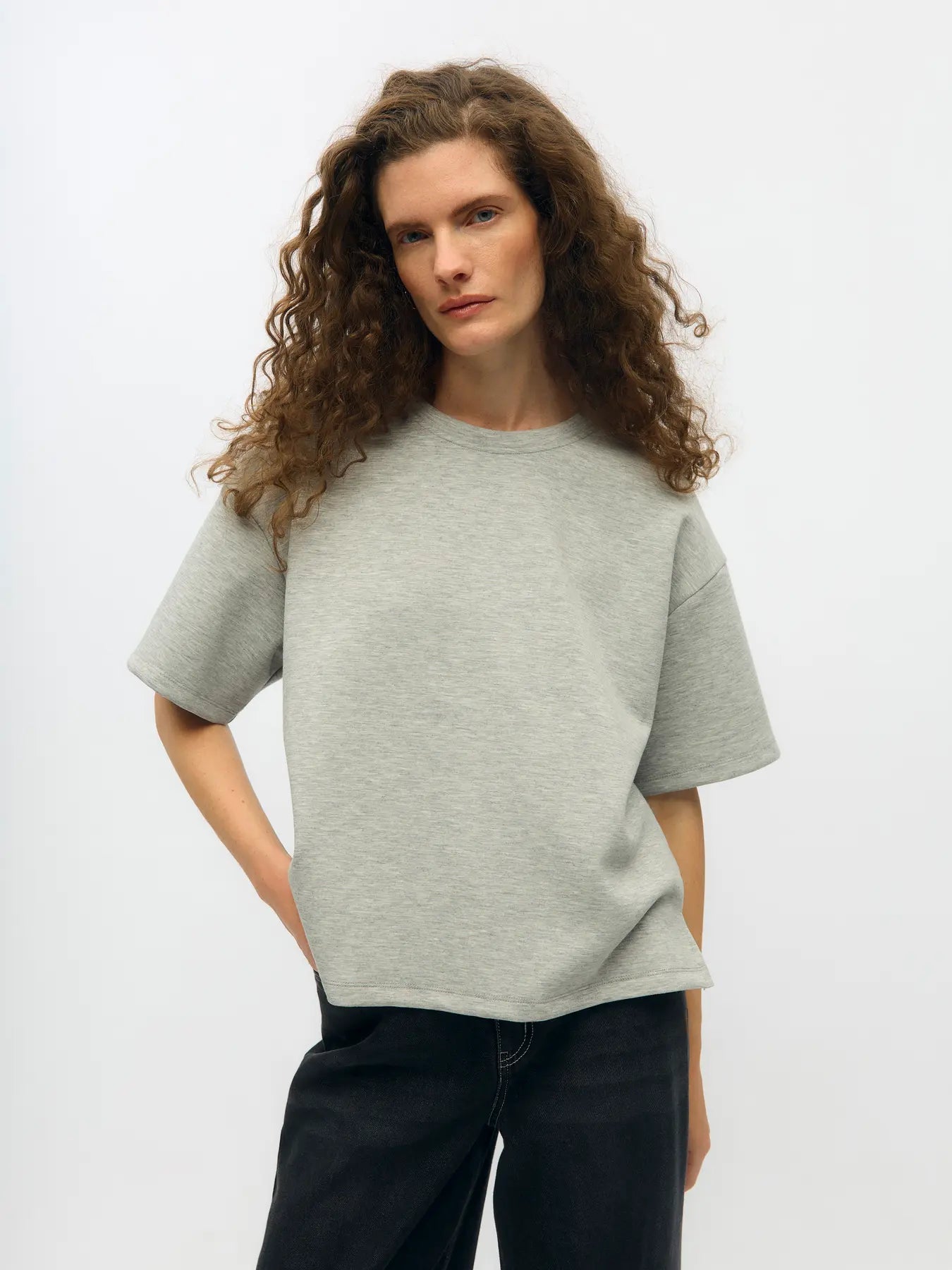 Andrea grijs t-shirt