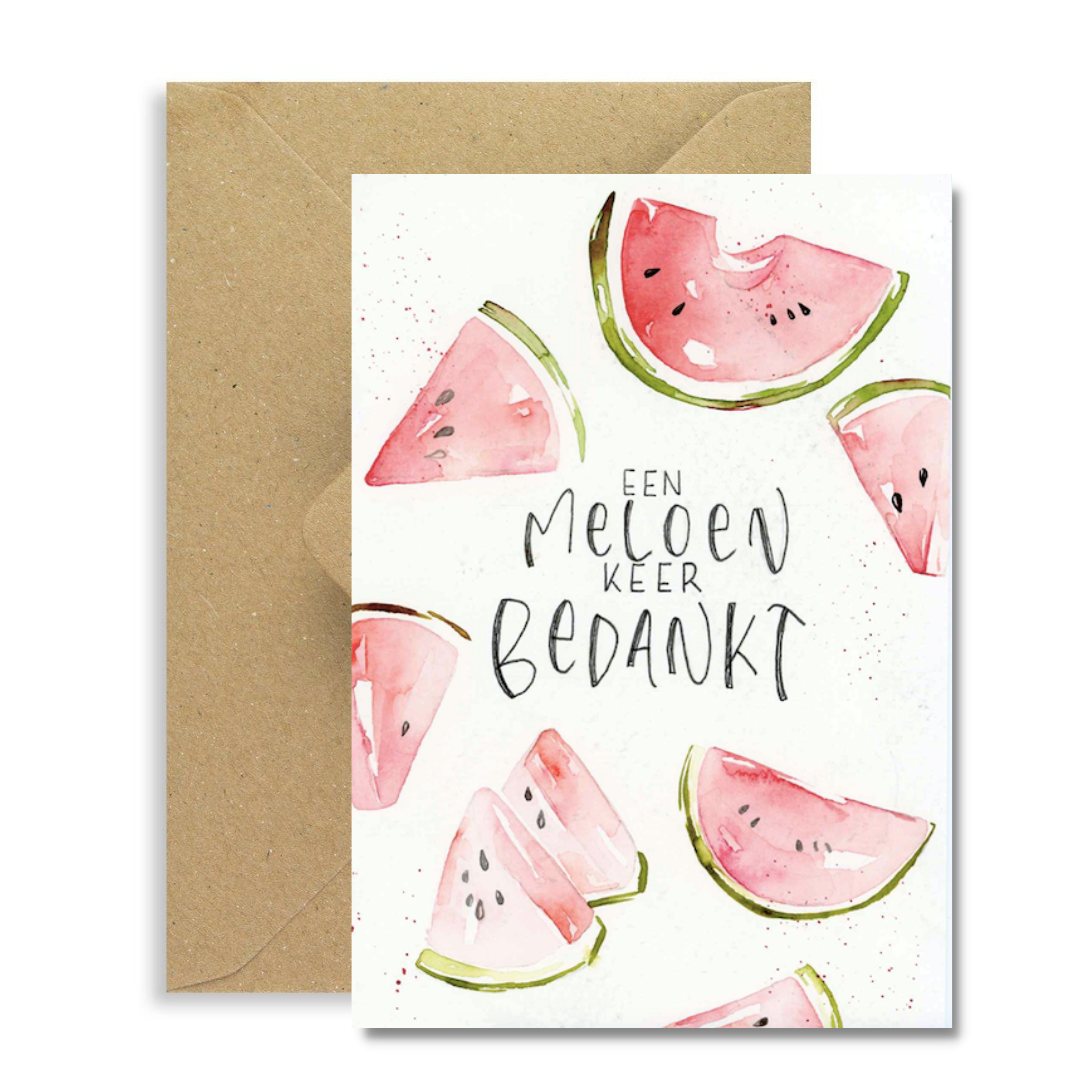 Een meloen keer bedankt