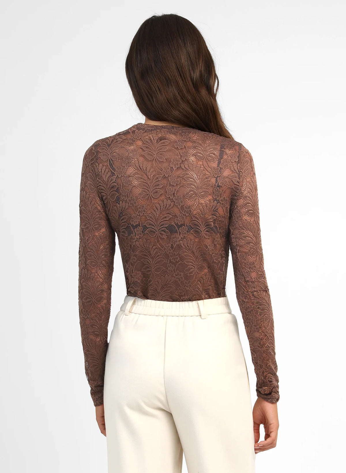 Alezana top - bruin