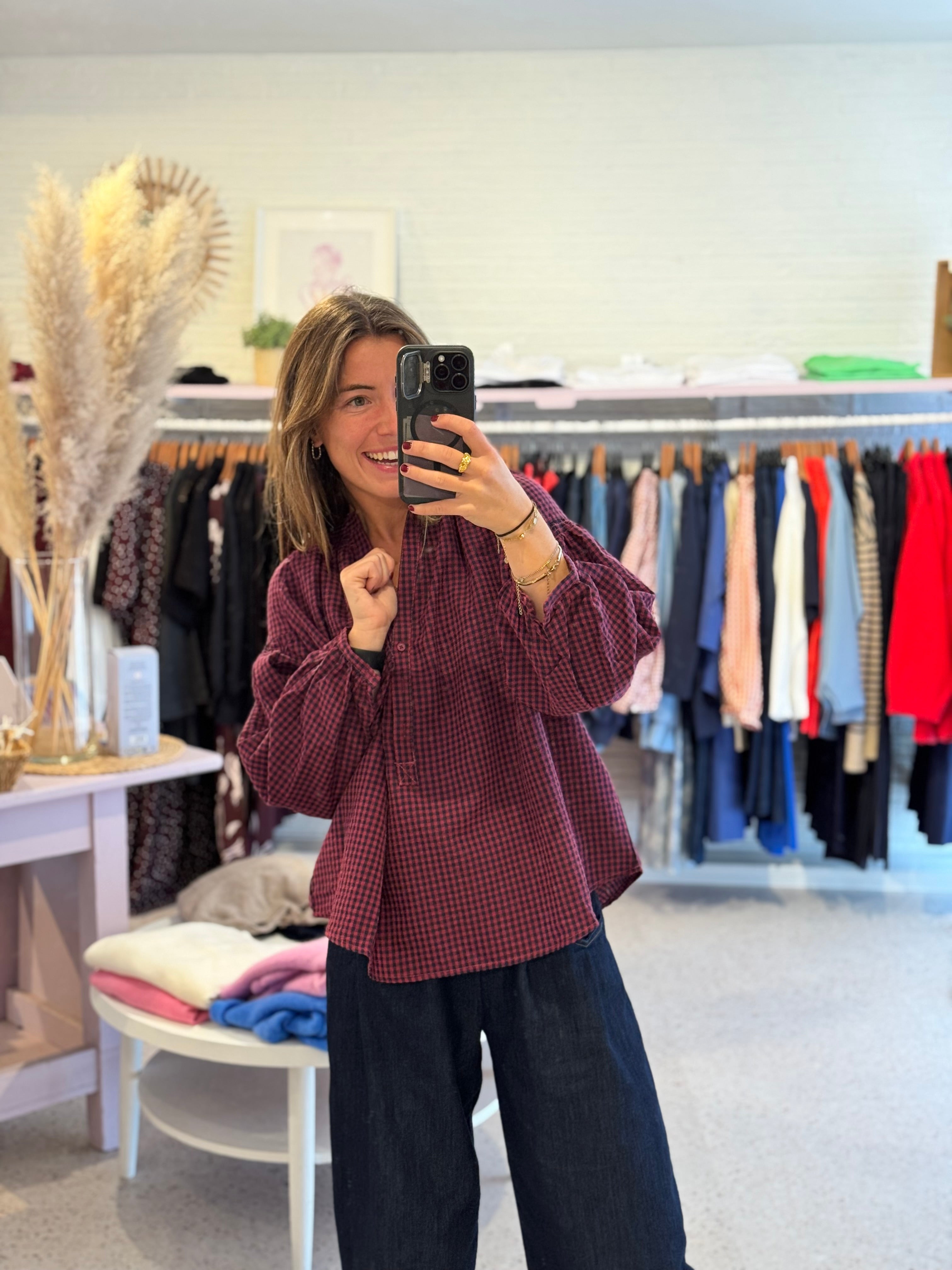 Lili blouse bordeaux