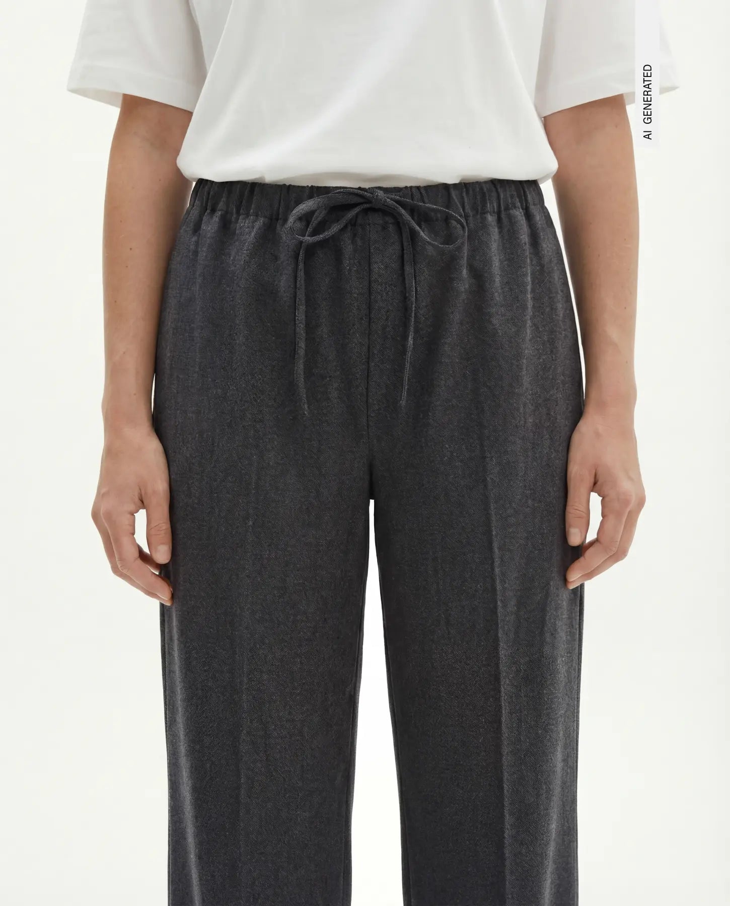 Lise tie wide pants