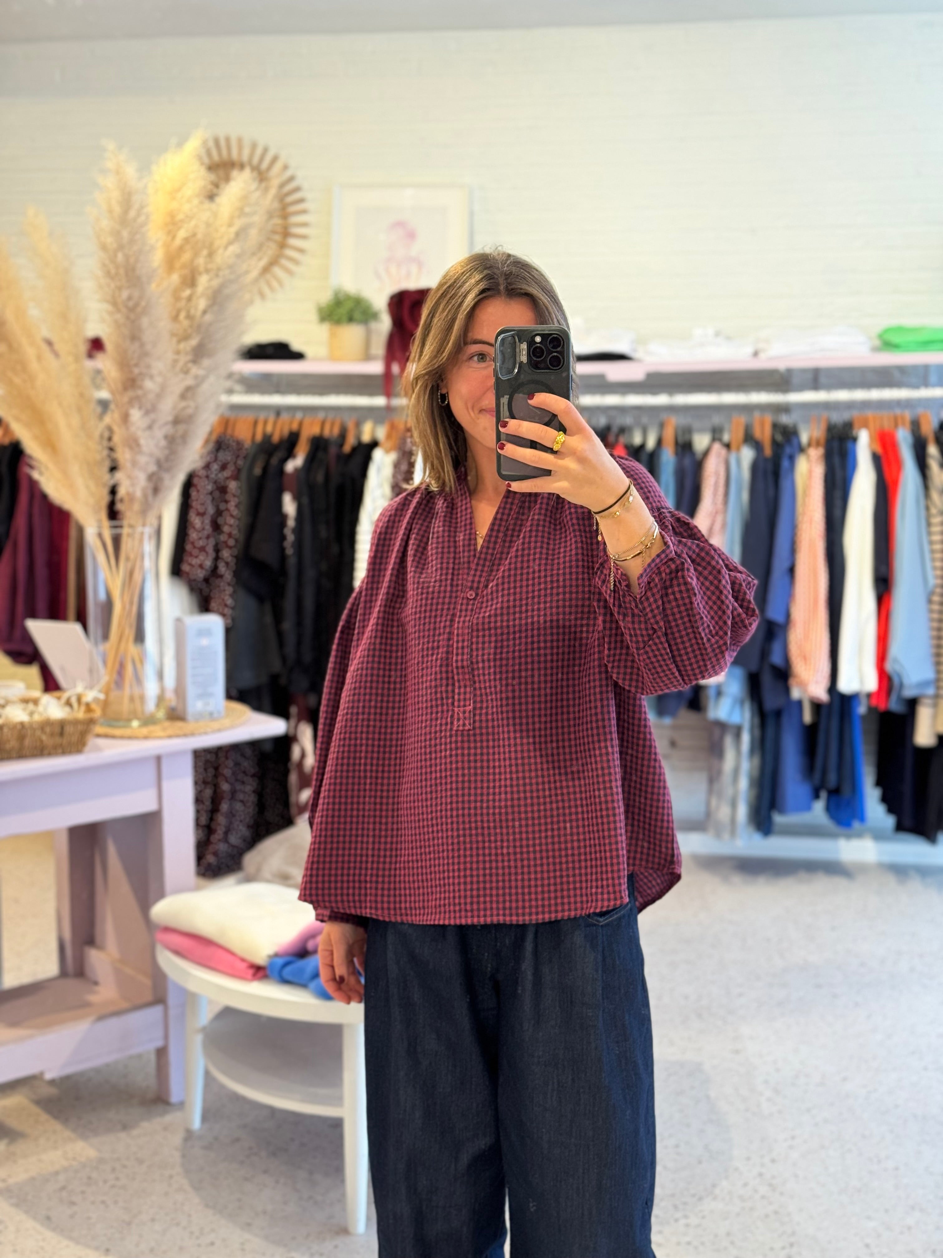 Lili blouse bordeaux
