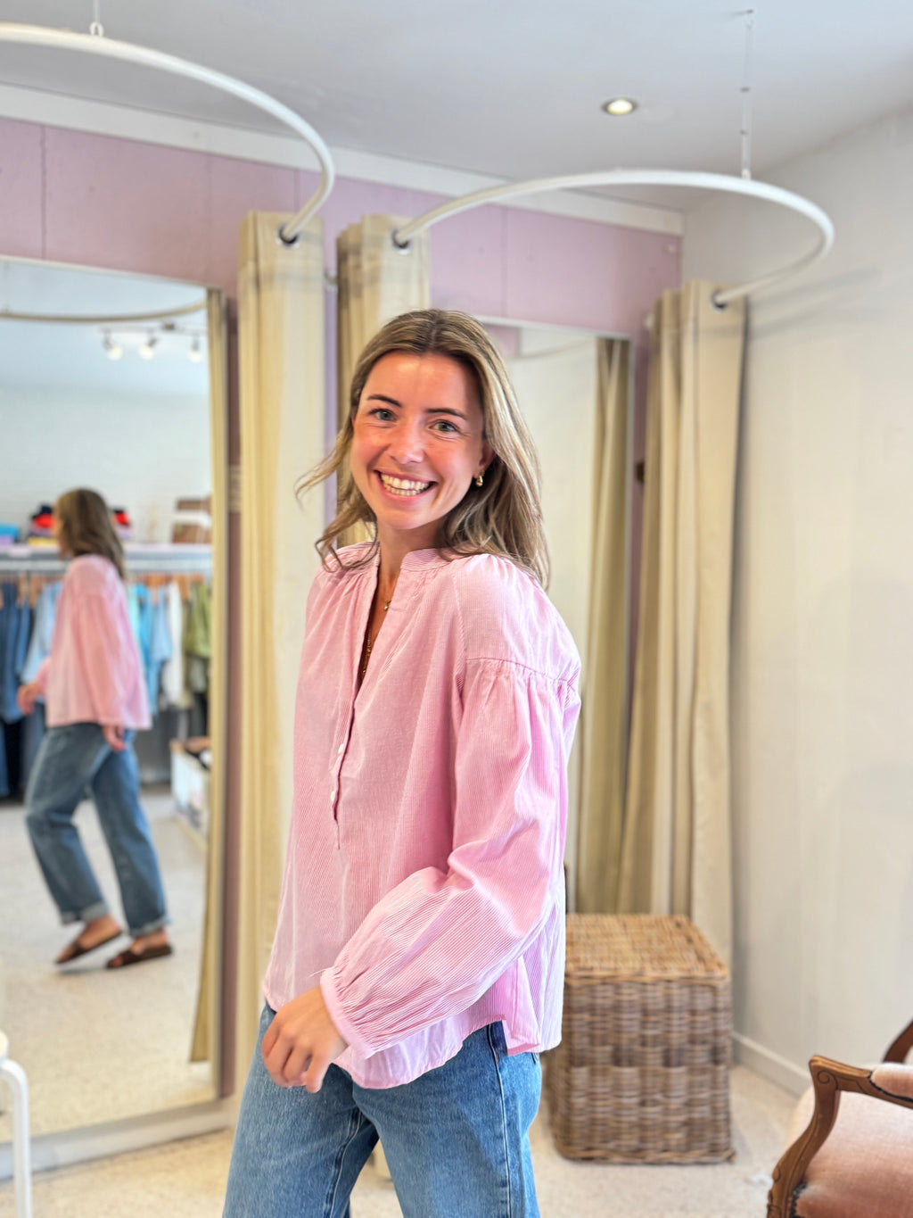 Lili roos gestreept