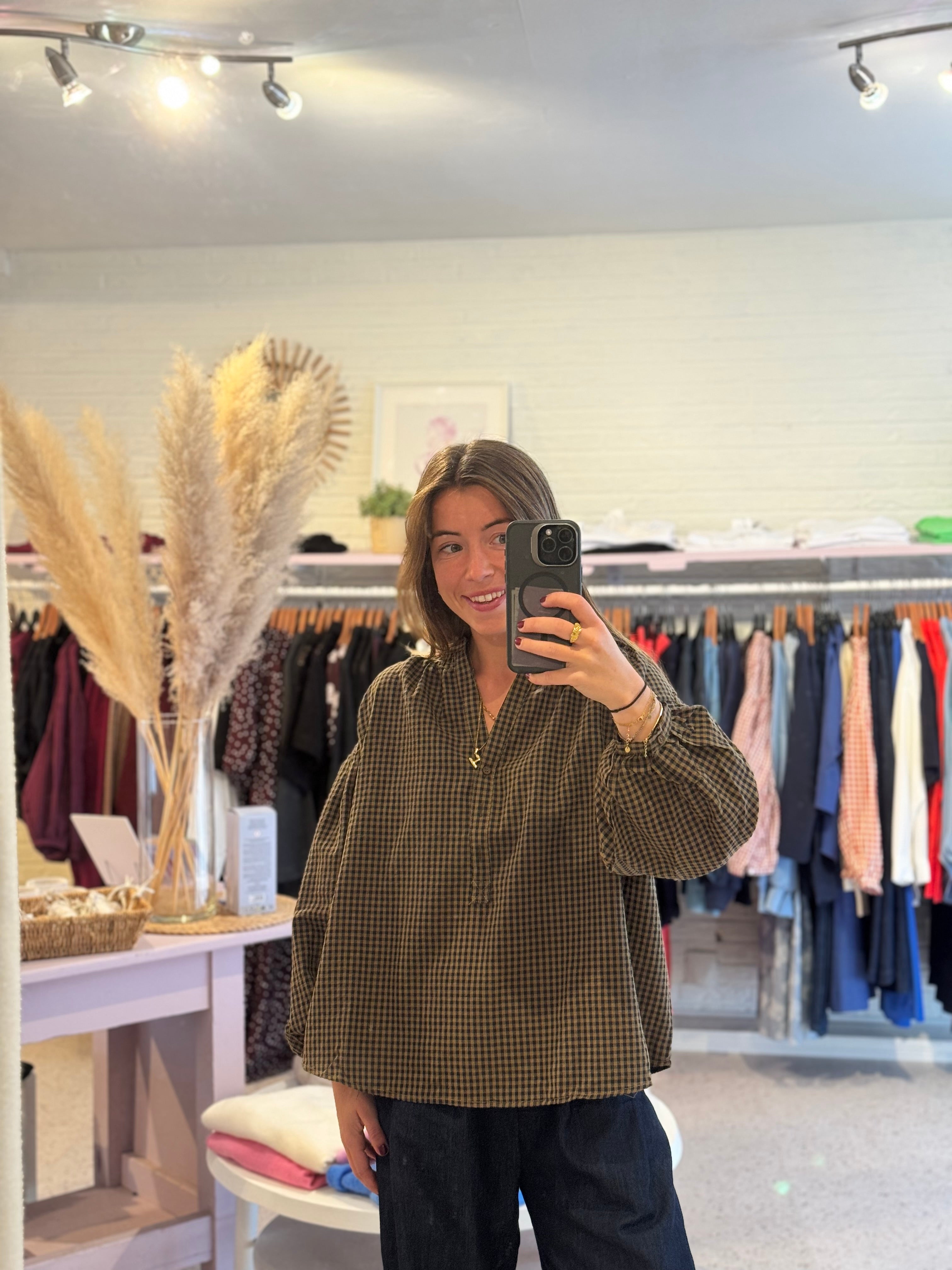 Lili blouse khaki