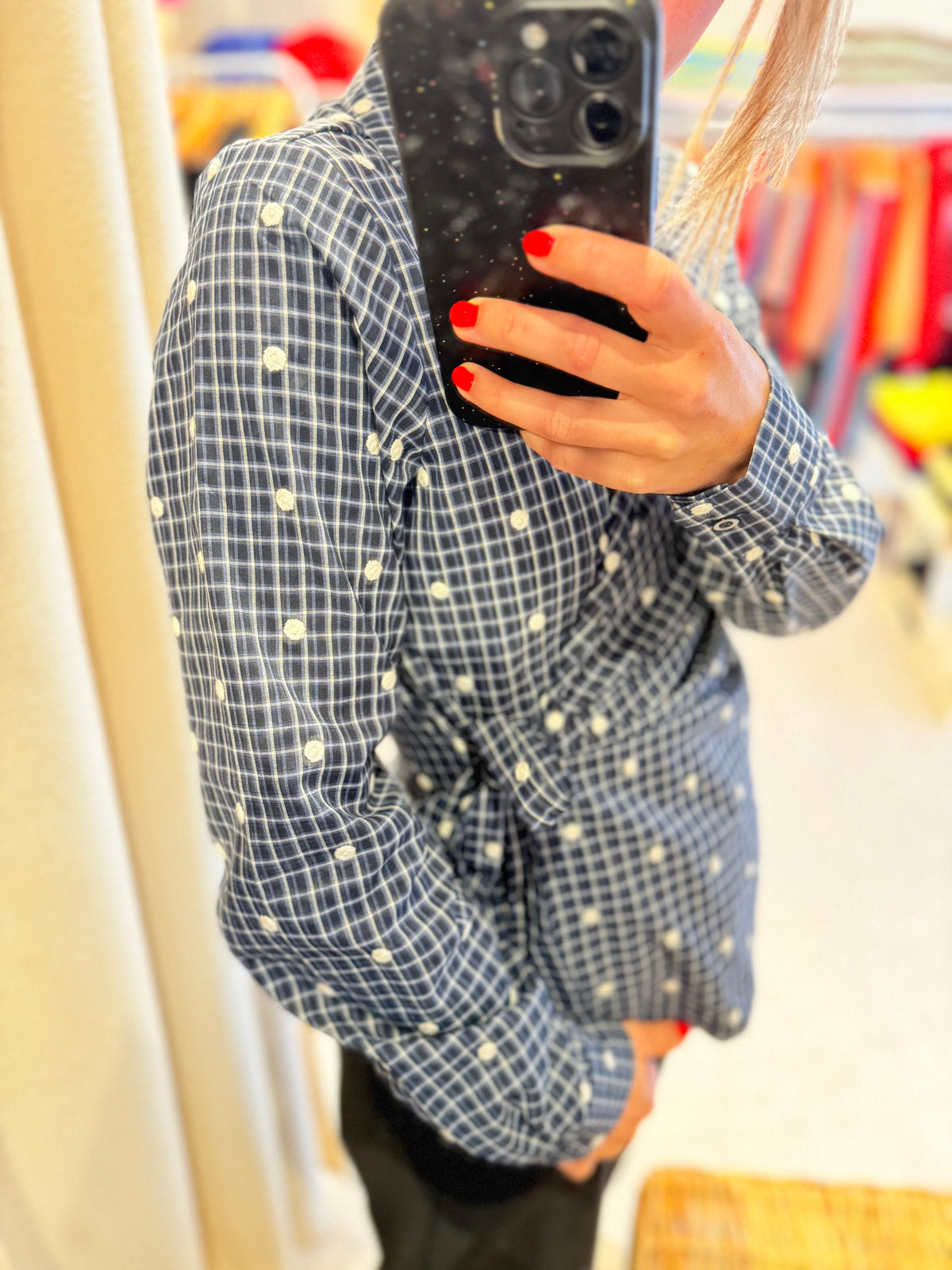 Gracy wrap blouse