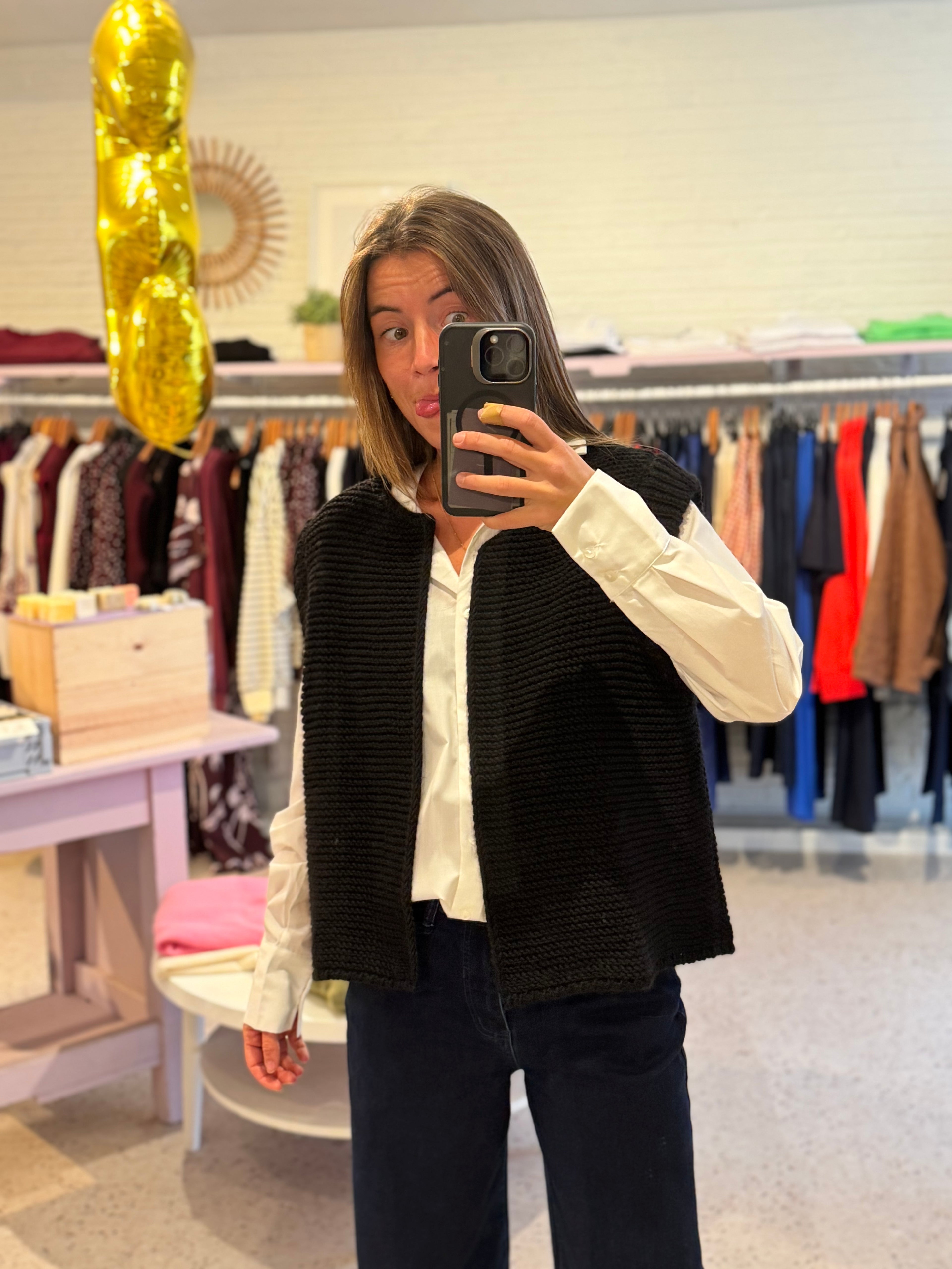 Jean gilet black