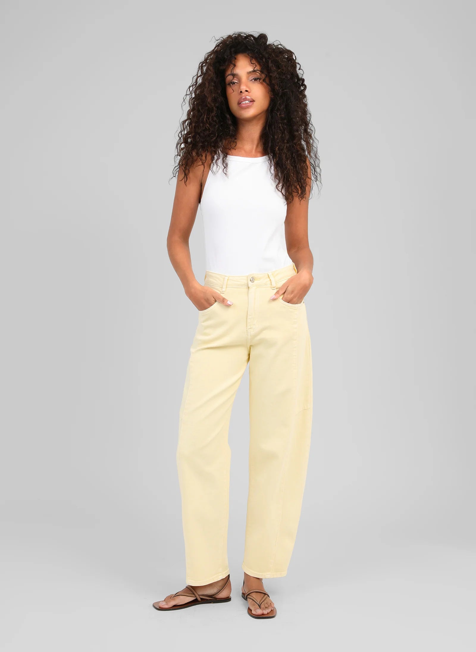 Prima pants yellow