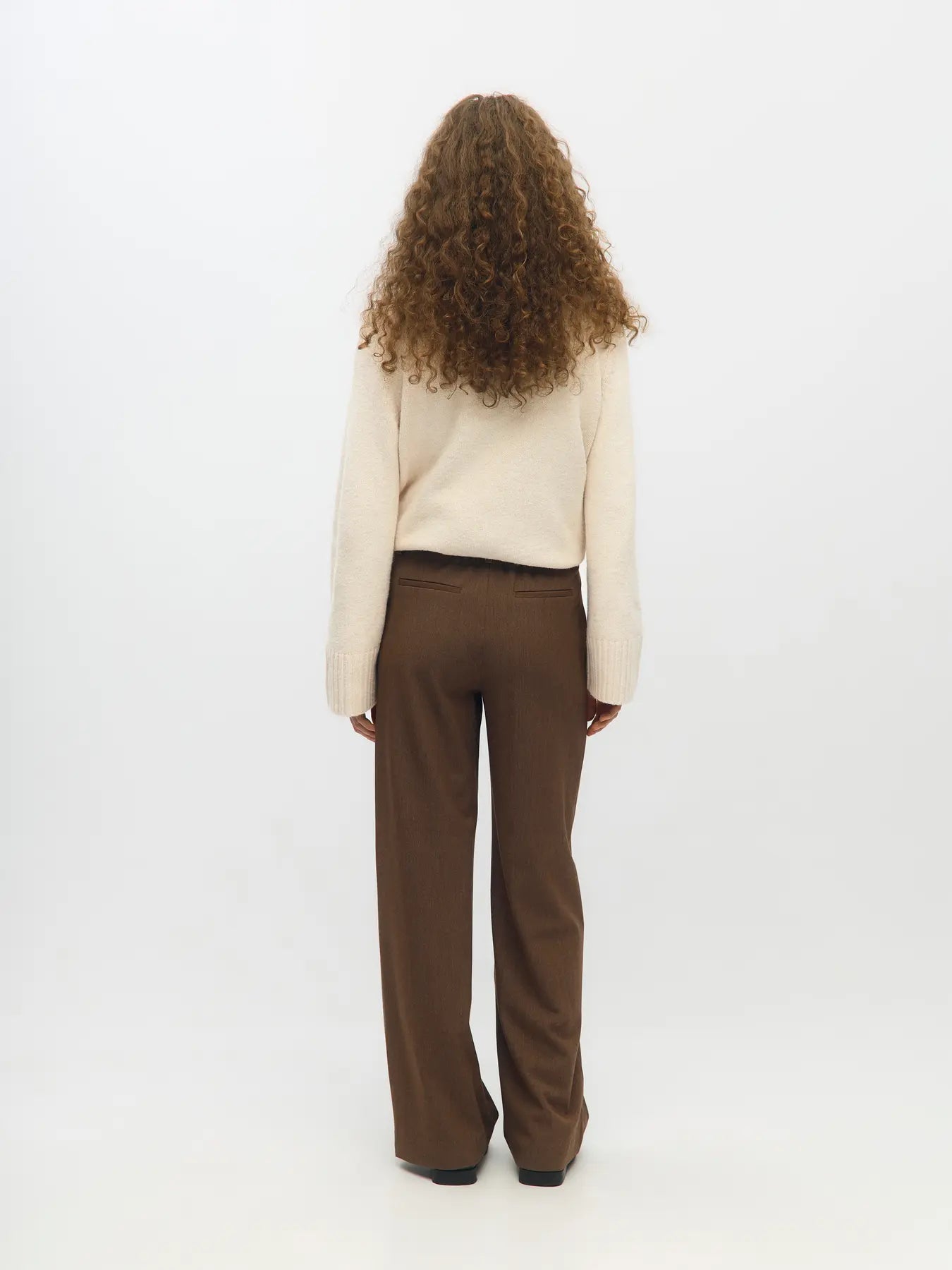Lisa wide pants - bruin